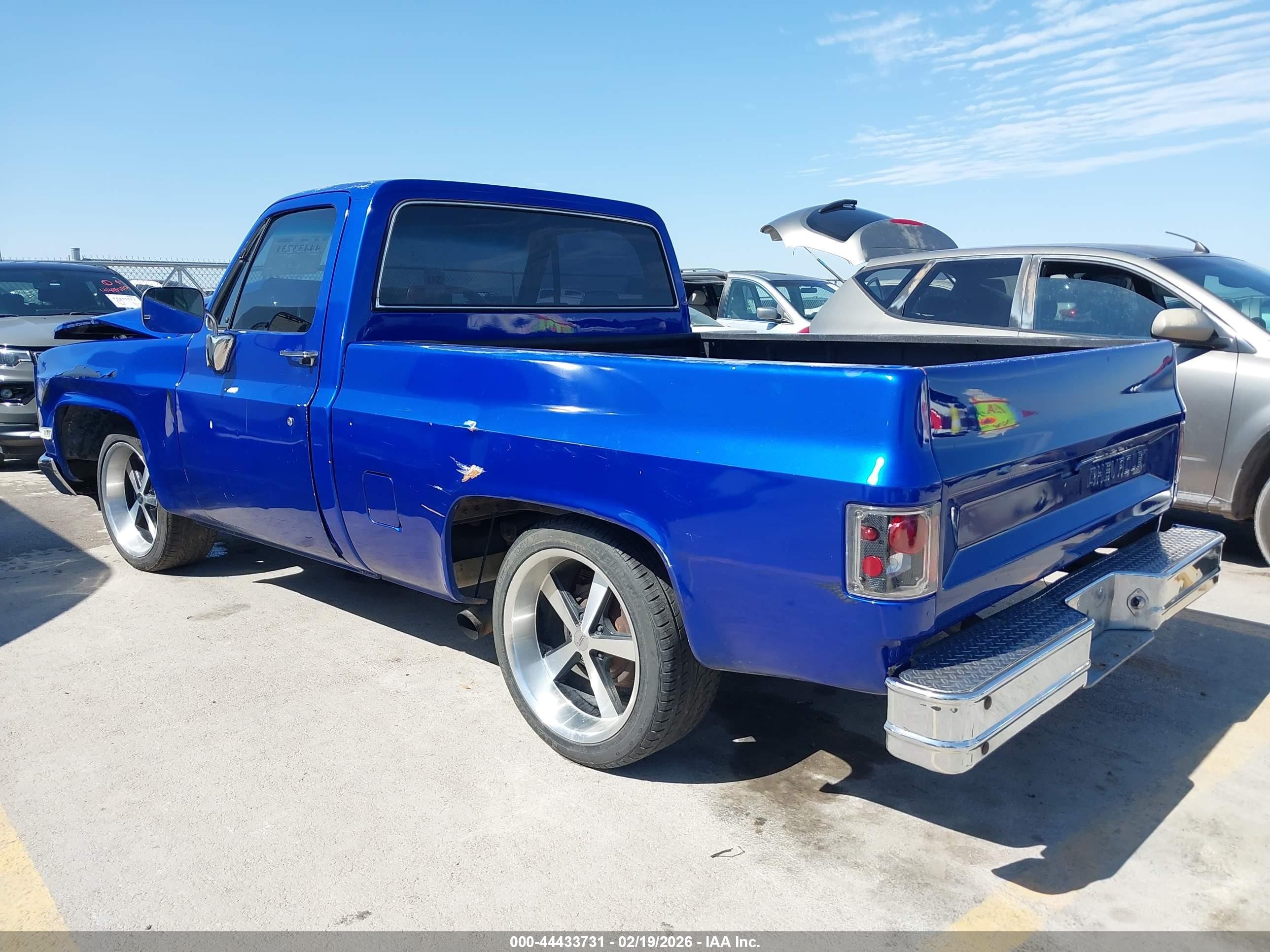 1982 Chevrolet C10   Blue vin: 1GCDC14H8CS167083