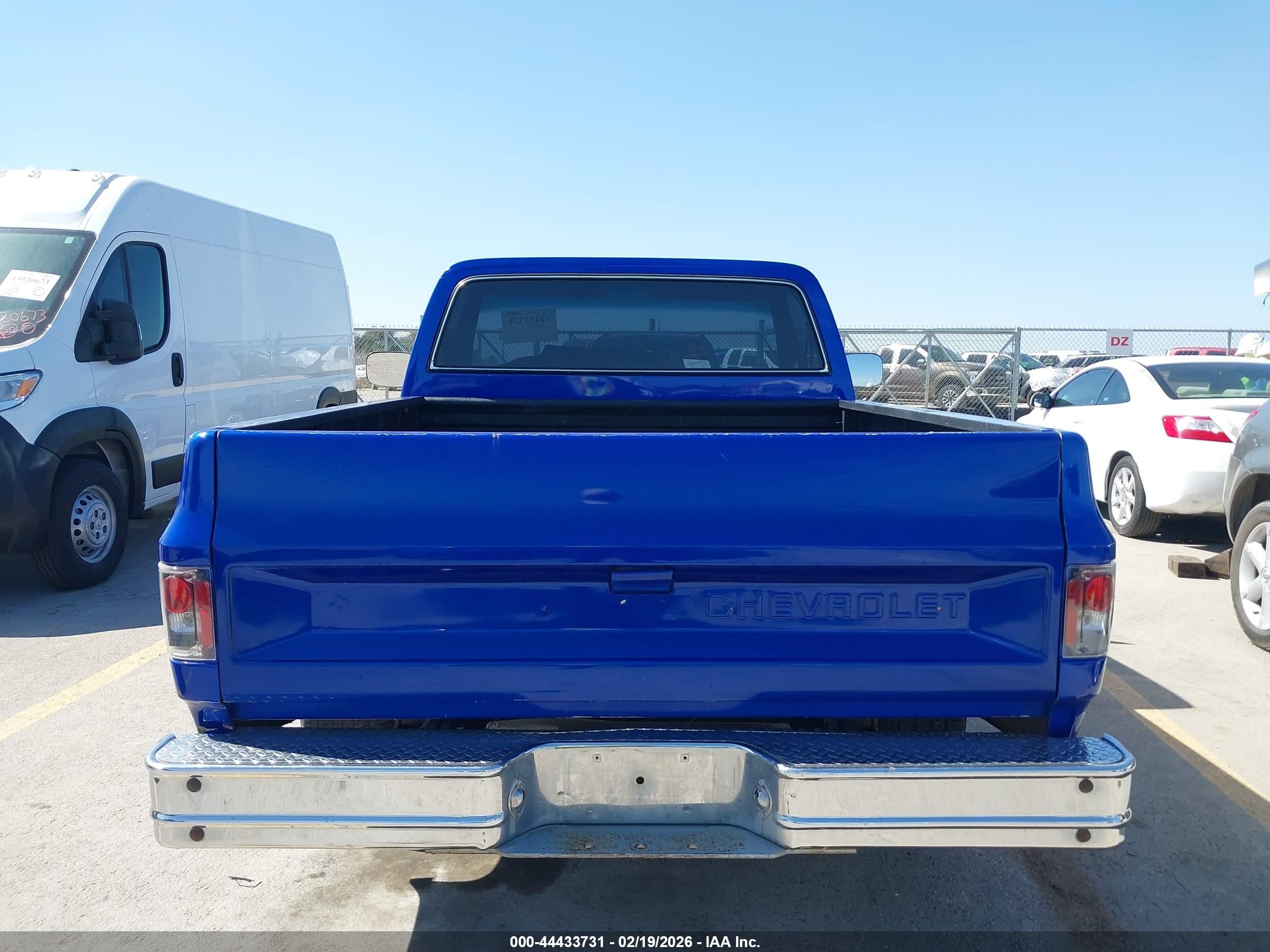 1982 Chevrolet C10   Blue vin: 1GCDC14H8CS167083