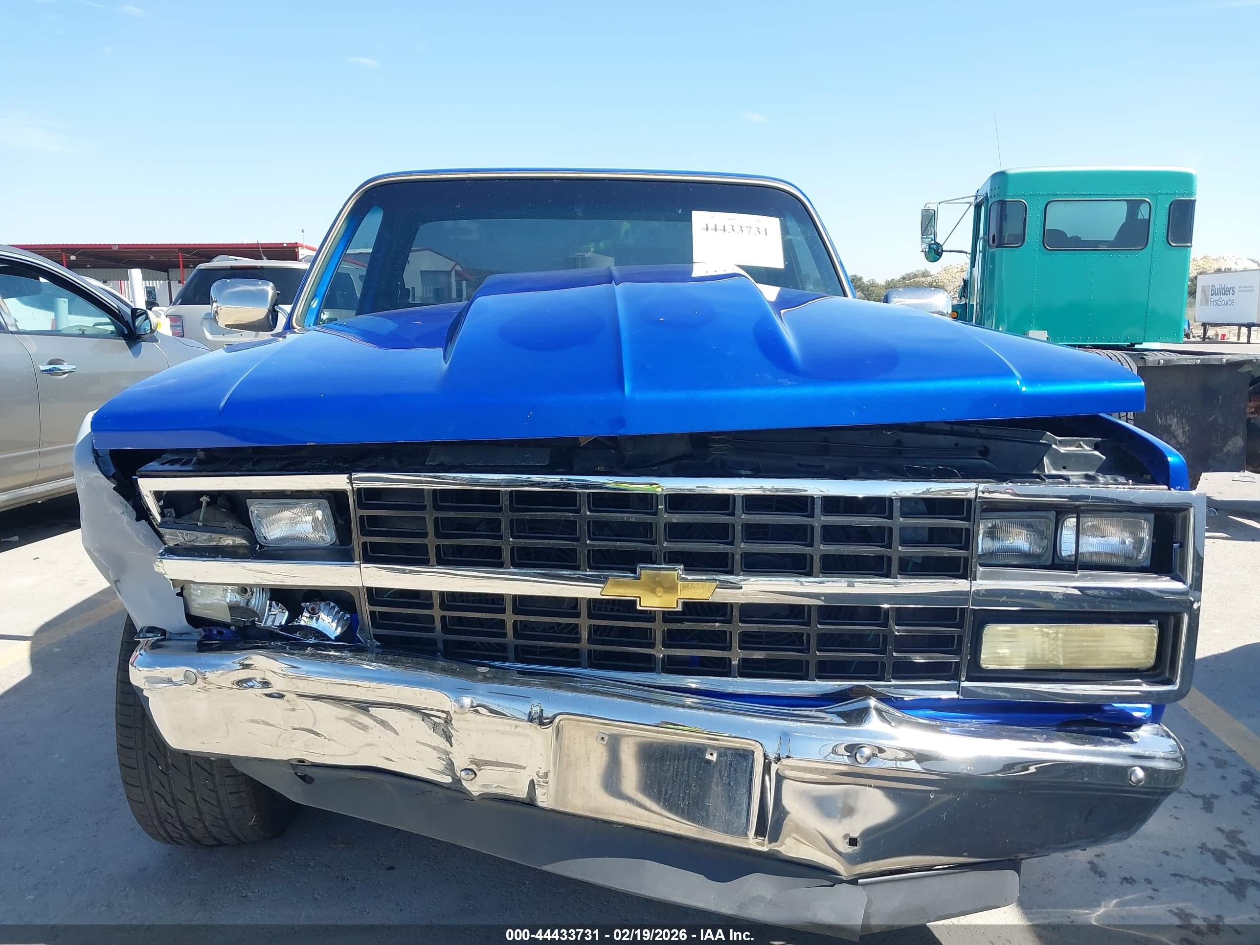 1982 Chevrolet C10   Blue vin: 1GCDC14H8CS167083
