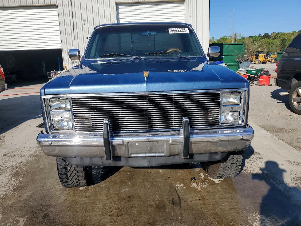 1984 Chev C10 Синий vin: 1GCDC14H9EF342100