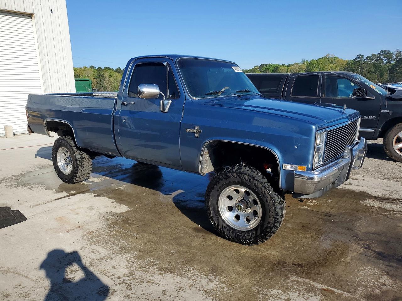 1984 Chev C10 Синий vin: 1GCDC14H9EF342100