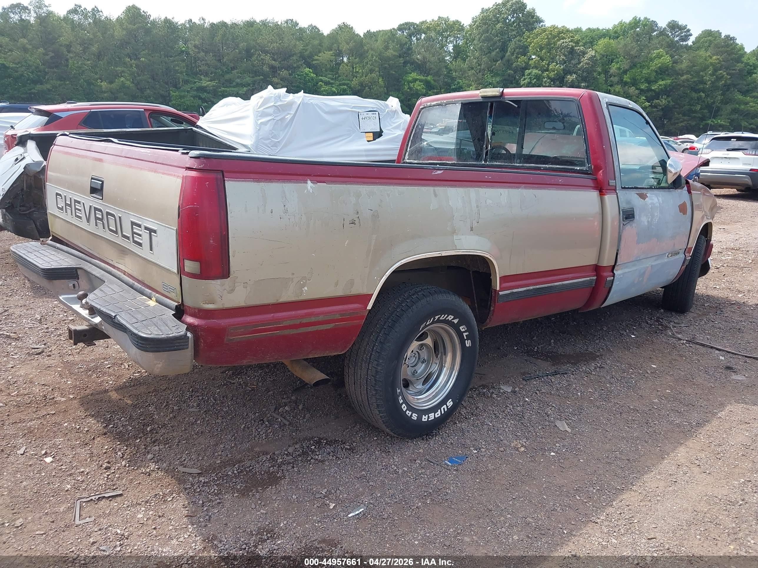 1991 Chevrolet Gmt-400 C1500 Красный vin: 1GCDC14HXME212864