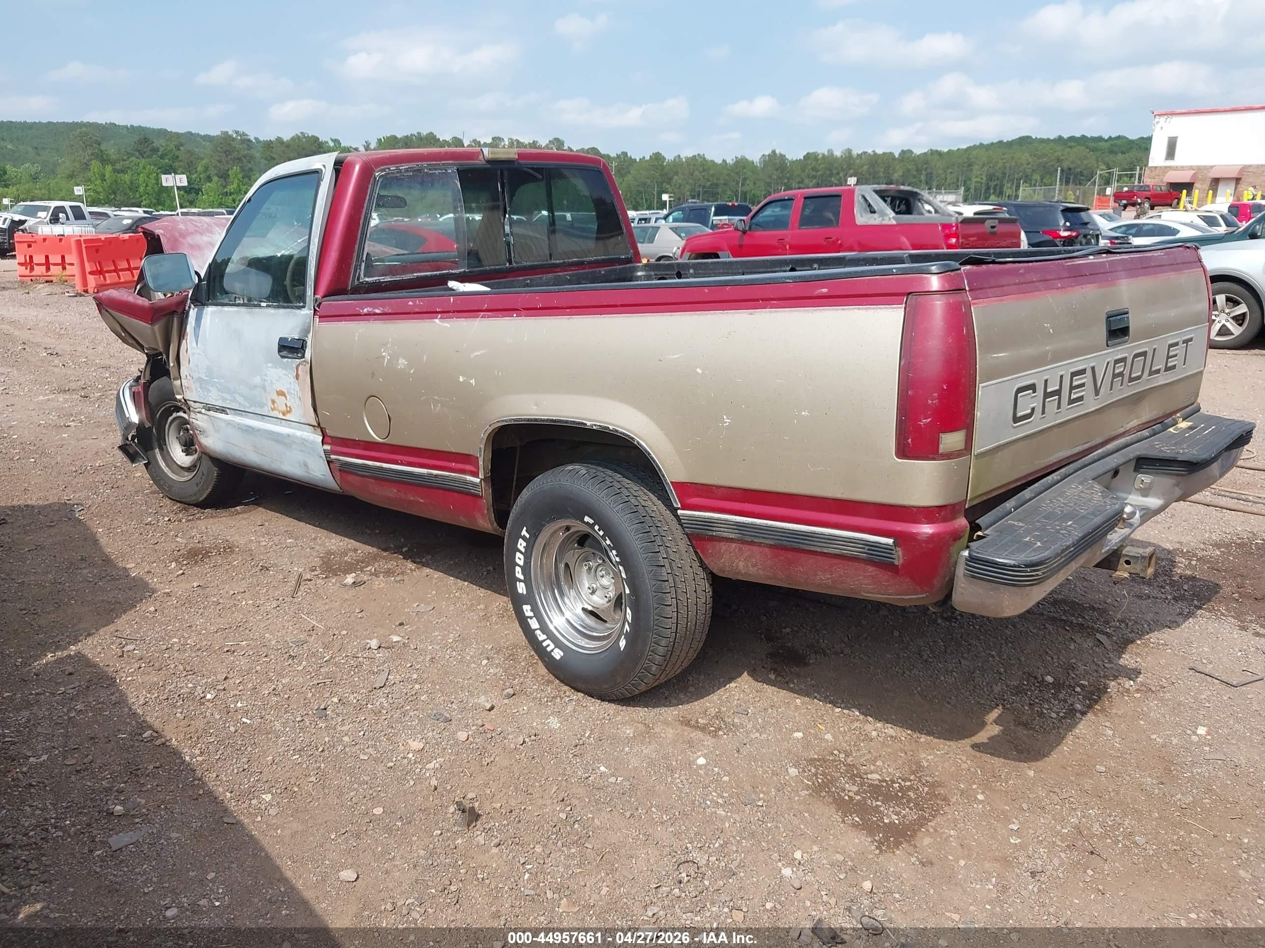 1991 Chevrolet Gmt-400 C1500 Красный vin: 1GCDC14HXME212864