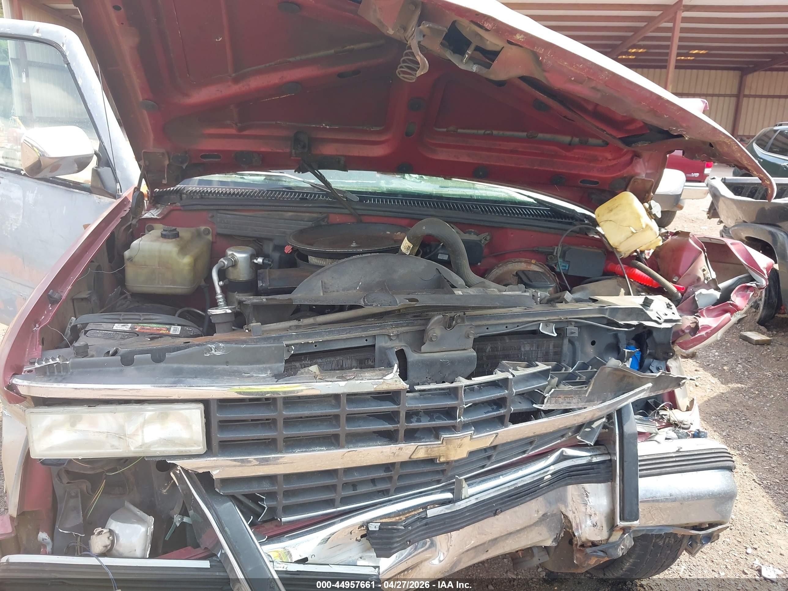 1991 Chevrolet Gmt-400 C1500 Красный vin: 1GCDC14HXME212864