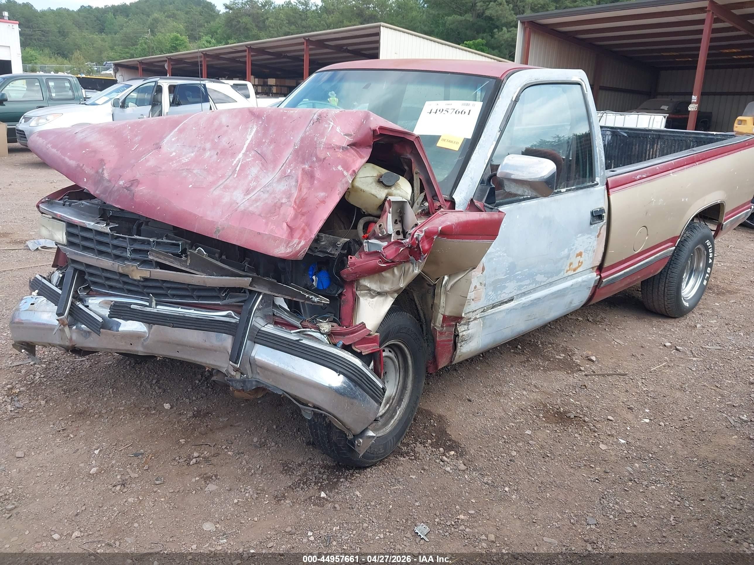 1991 Chevrolet Gmt-400 C1500 Красный vin: 1GCDC14HXME212864