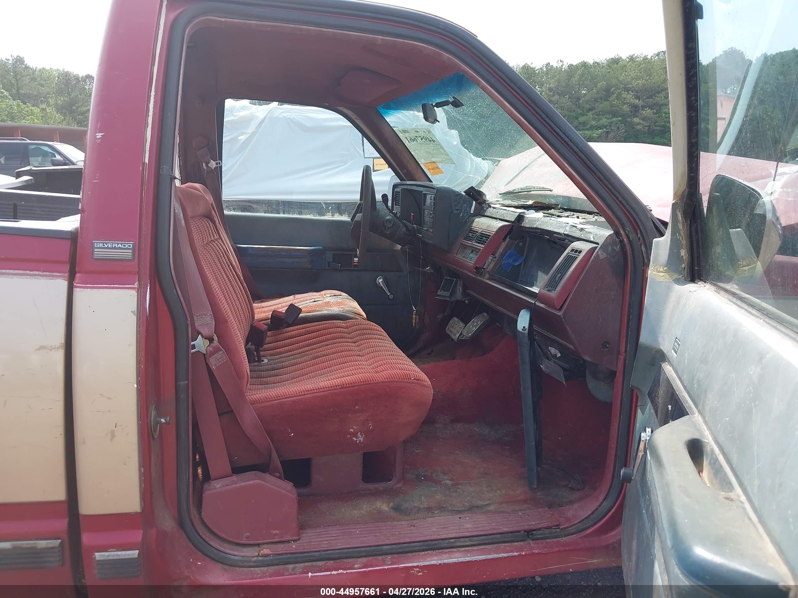 1991 Chevrolet Gmt-400 C1500 Красный vin: 1GCDC14HXME212864