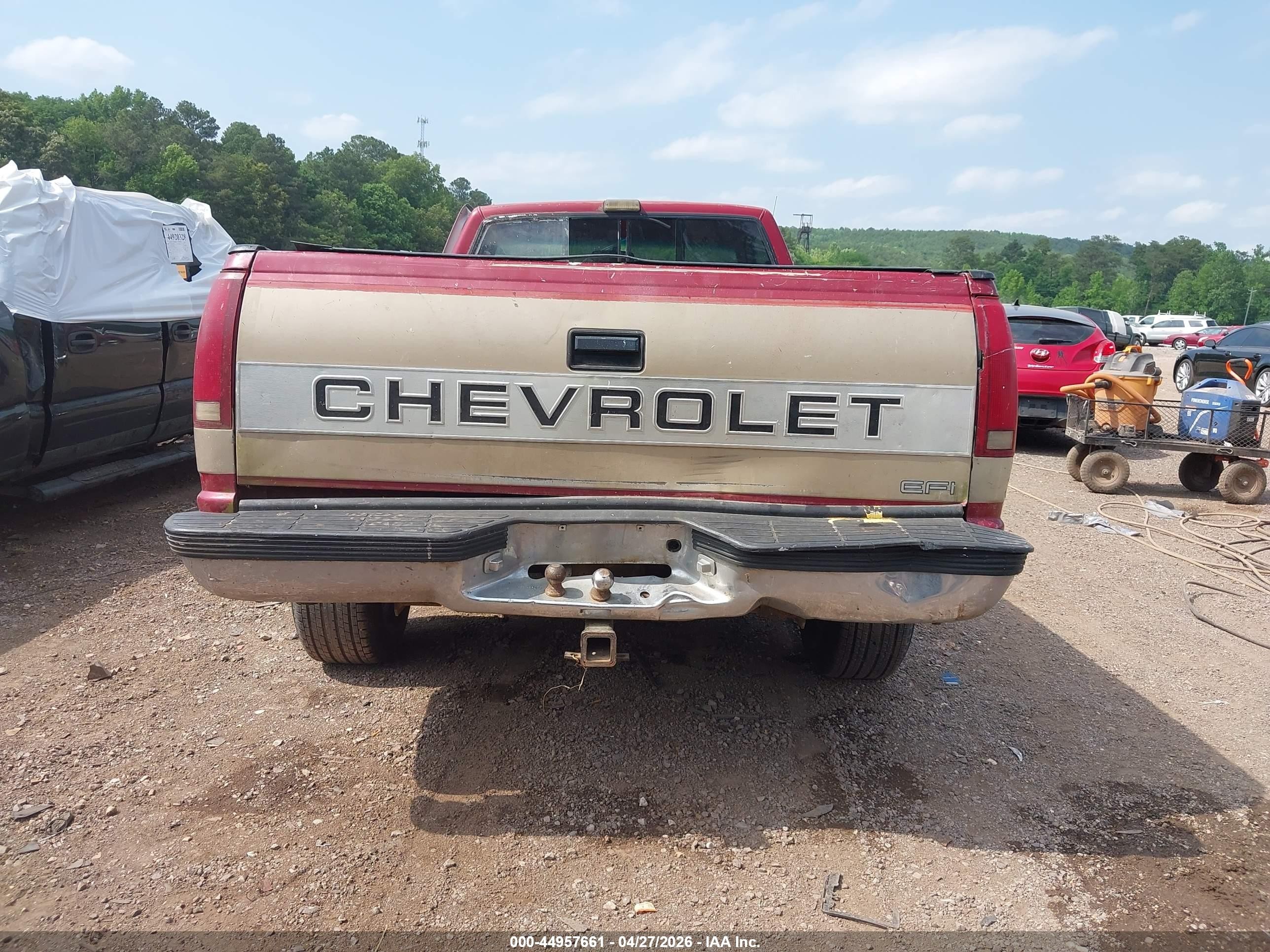 1991 Chevrolet Gmt-400 C1500 Красный vin: 1GCDC14HXME212864