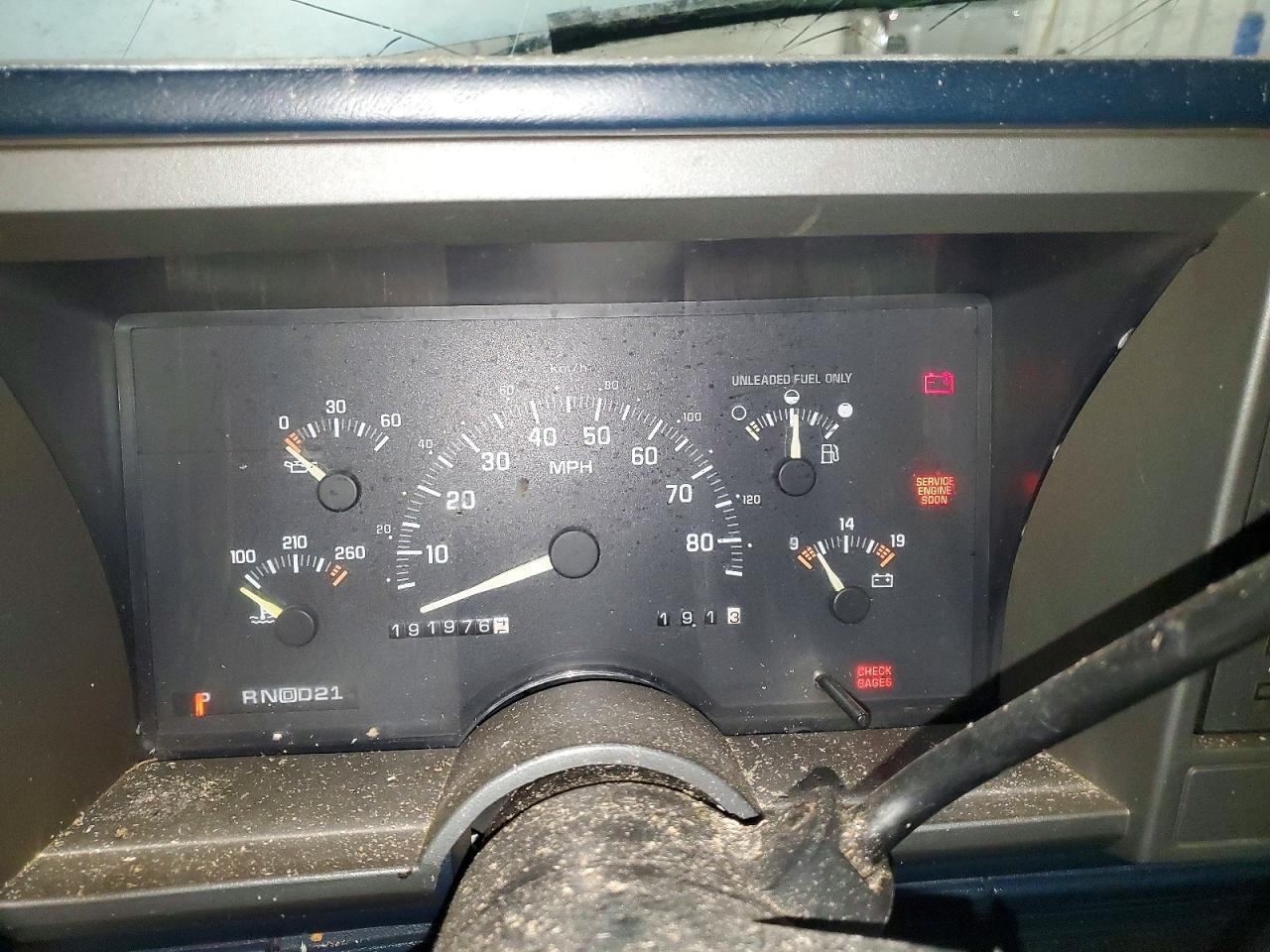 1992 Chevrolet Gmt-400 C1500 Blue vin: 1GCDC14HXNE222702