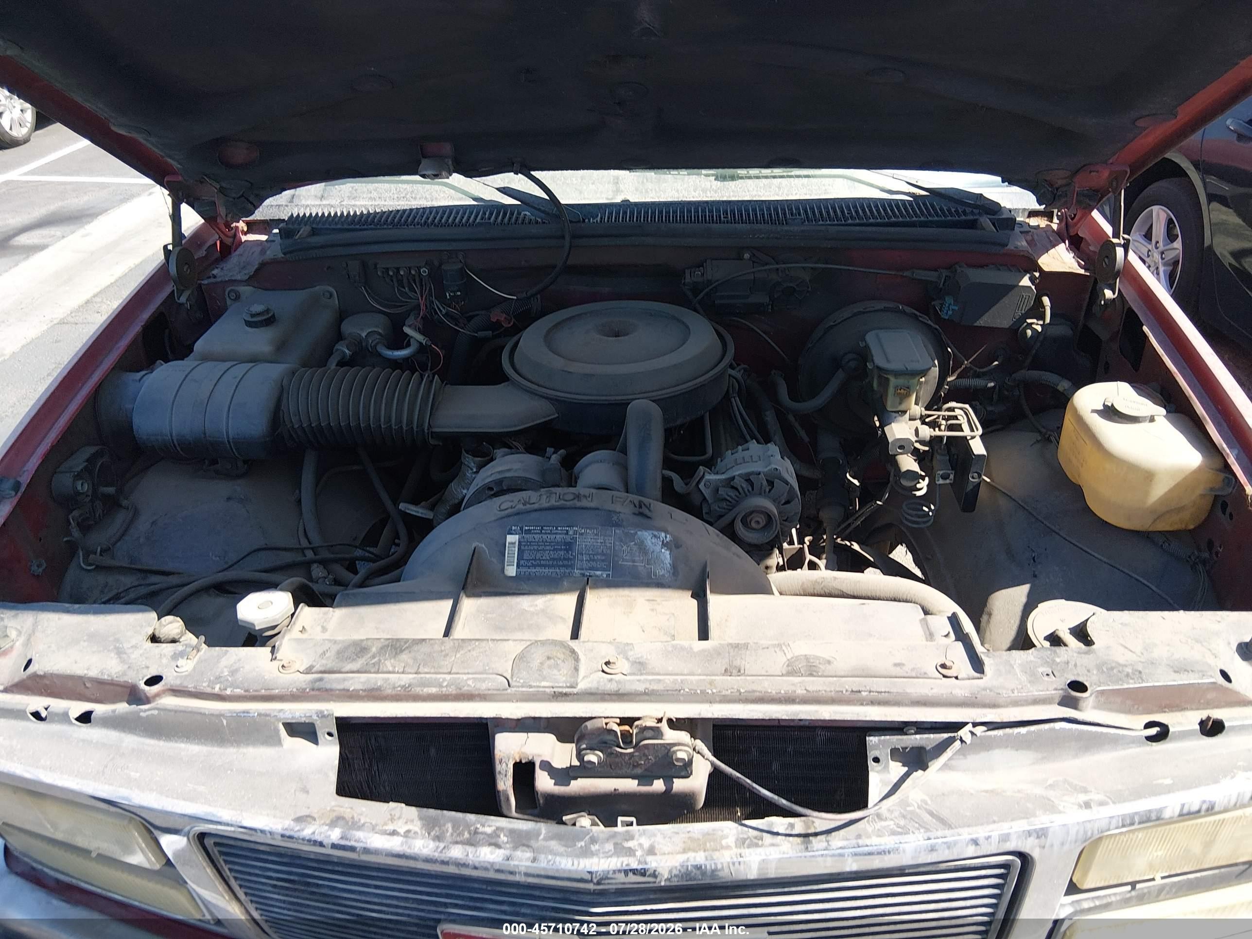 1989 Chevrolet Gmt-400 C1500 Красный vin: 1GCDC14K0KZ285520