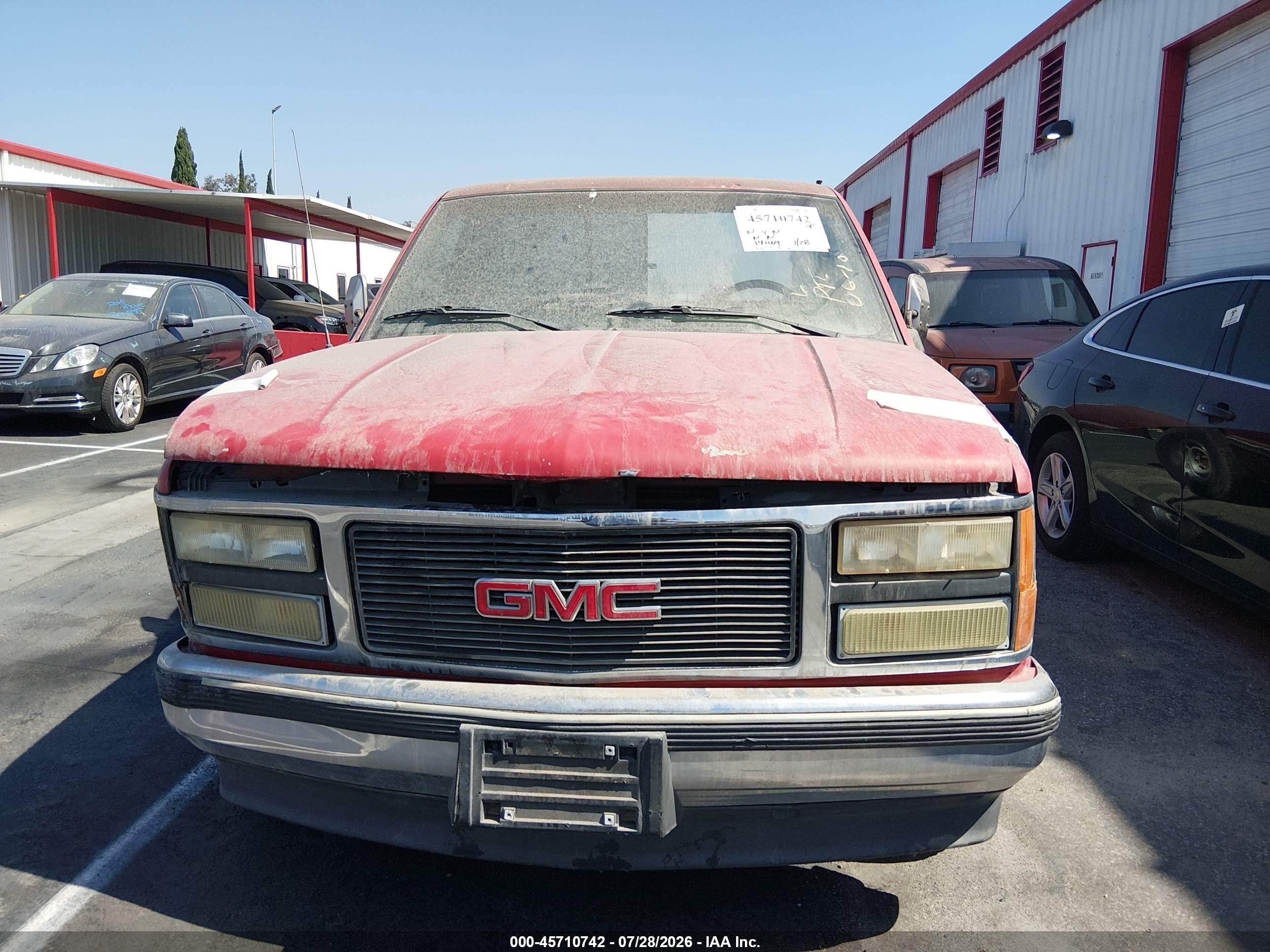 1989 Chevrolet Gmt-400 C1500 Красный vin: 1GCDC14K0KZ285520
