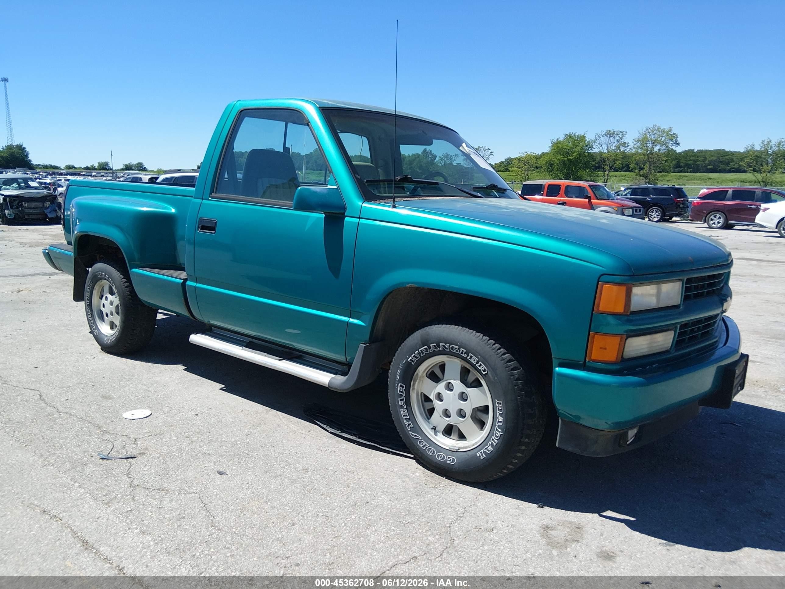1994 Chevrolet Gmt-400 C1500 Green vin: 1GCDC14K1RZ164036