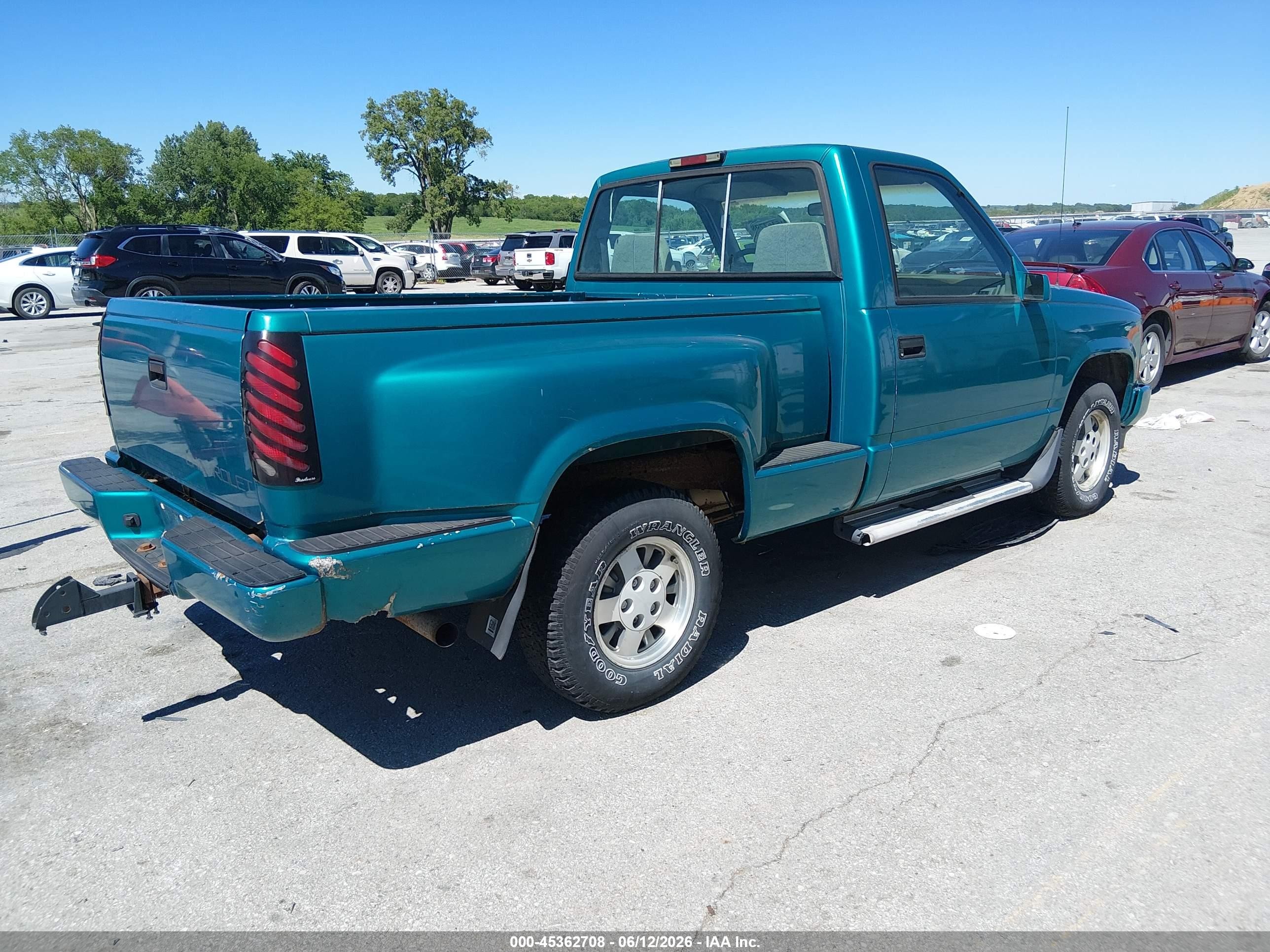 1994 Chevrolet Gmt-400 C1500 Green vin: 1GCDC14K1RZ164036