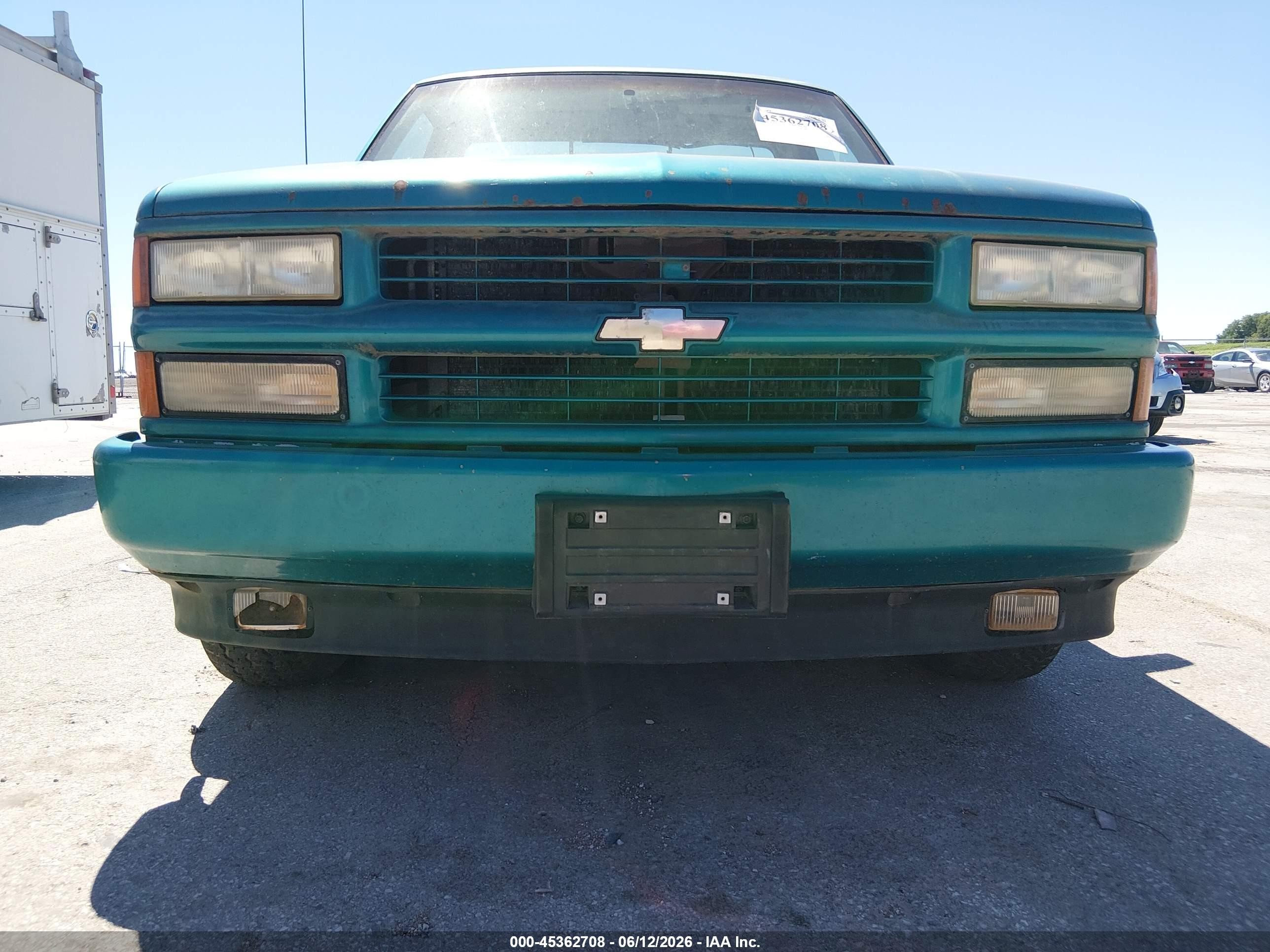 1994 Chevrolet Gmt-400 C1500 Green vin: 1GCDC14K1RZ164036