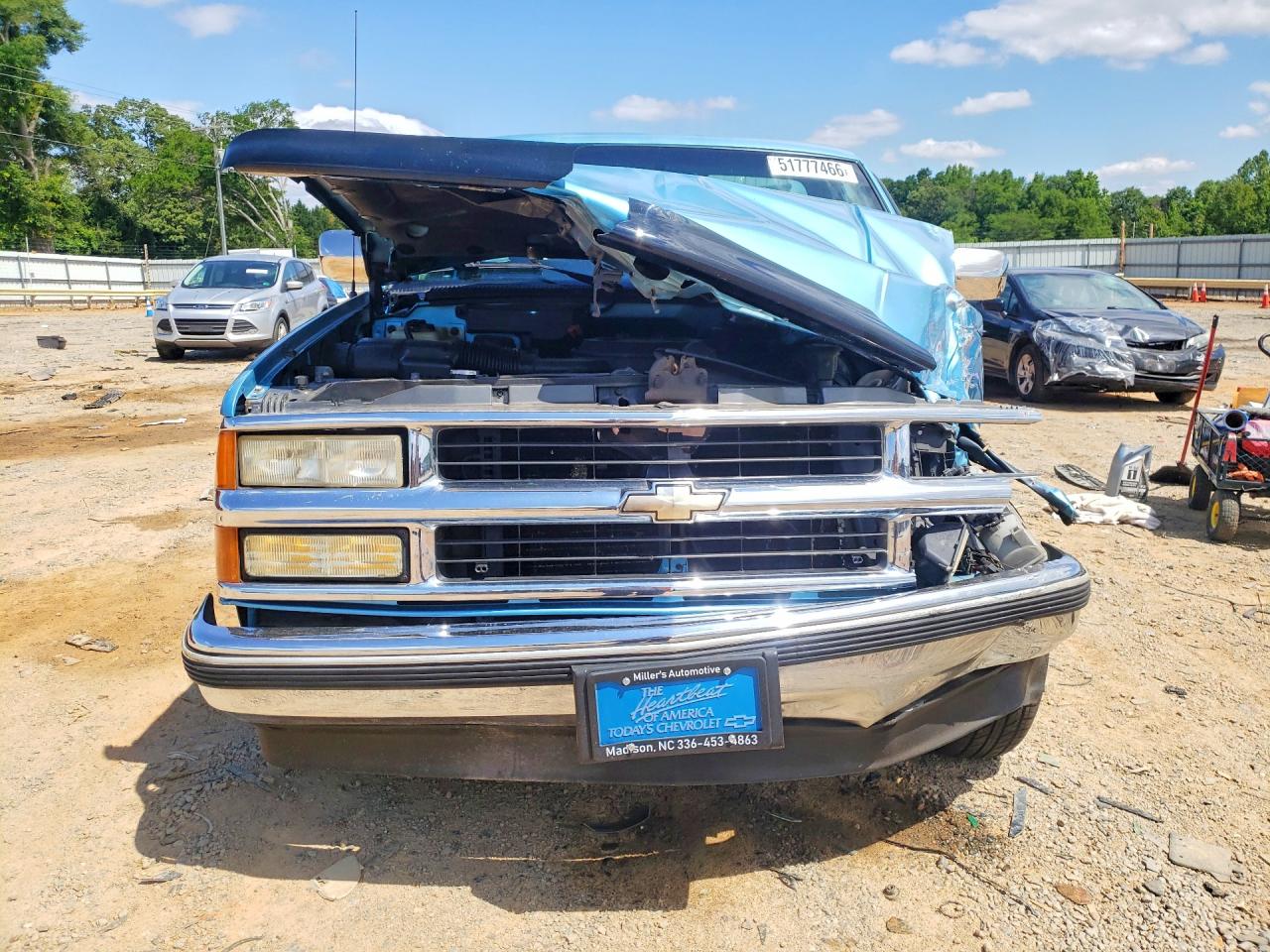 1994 Chevrolet Gmt-400 C1500 Blue vin: 1GCDC14K2RZ206102