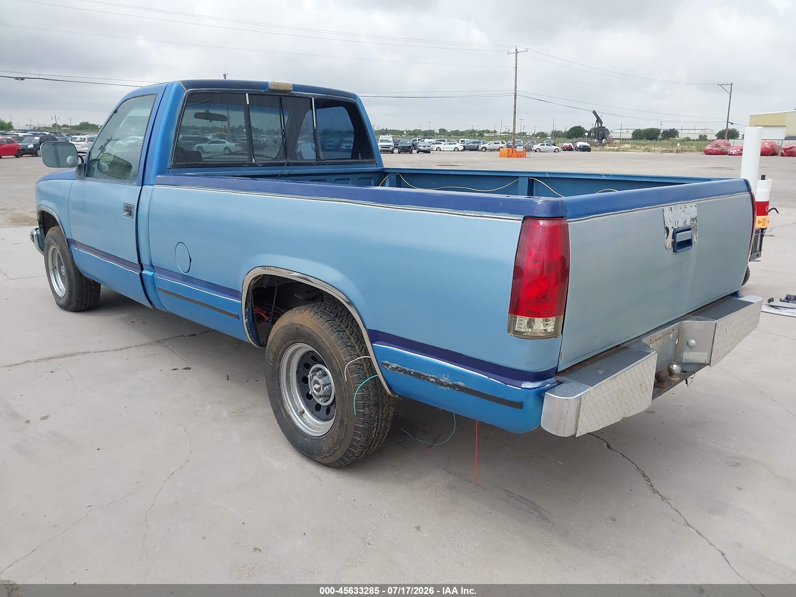 1988 Chevrolet Gmt-400 C1500 Синий vin: 1GCDC14K3JZ247424