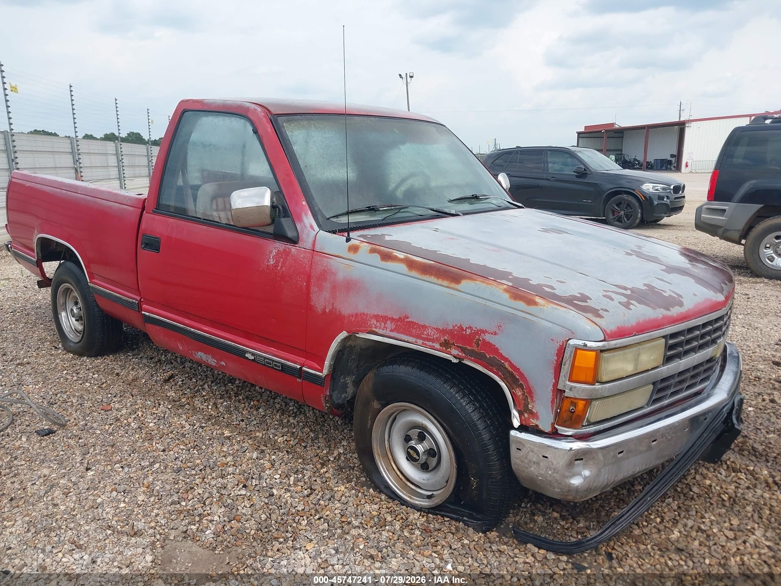 1990 Chevrolet Gmt-400 C1500 Красный vin: 1GCDC14K3LZ255087