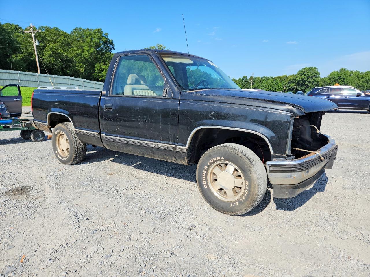 1992 Chevrolet Gmt-400 C1500 Black vin: 1GCDC14K3NZ100770