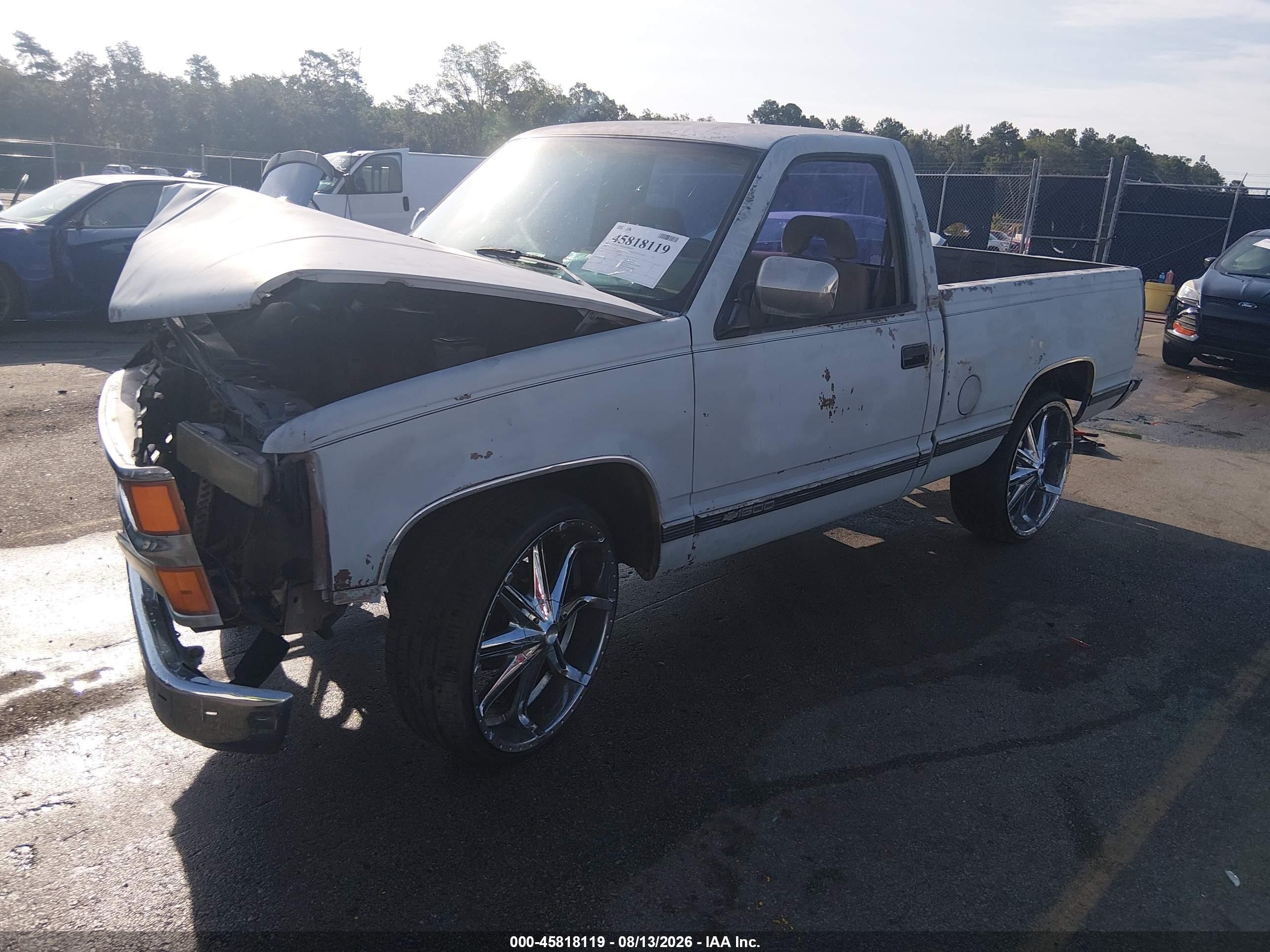 1994 Chevrolet Gmt-400 C1500 White vin: 1GCDC14K3RZ164569