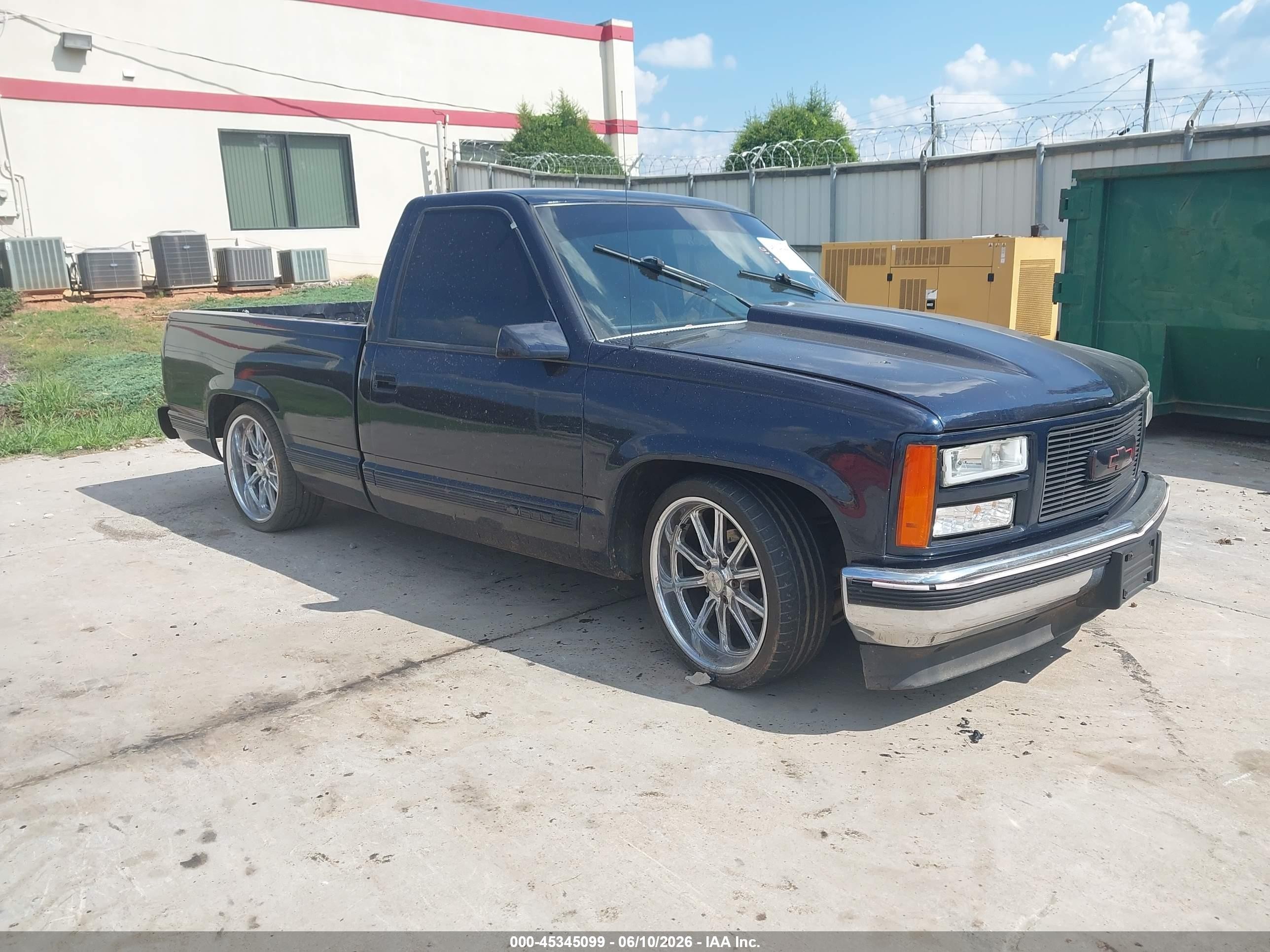 1989 Chevrolet Gmt-400 C1500 Blue vin: 1GCDC14K5KZ160481