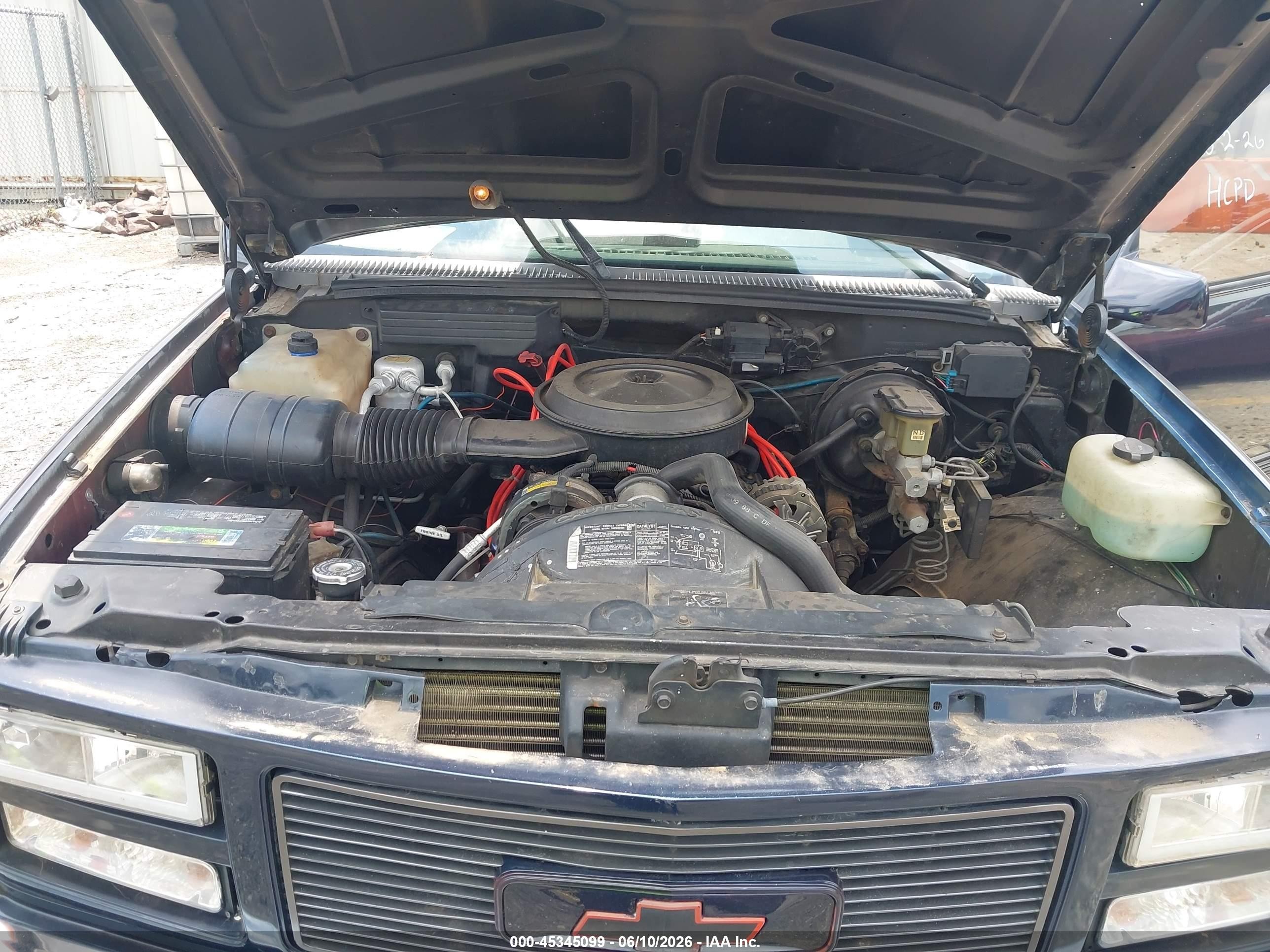 1989 Chevrolet Gmt-400 C1500 Blue vin: 1GCDC14K5KZ160481