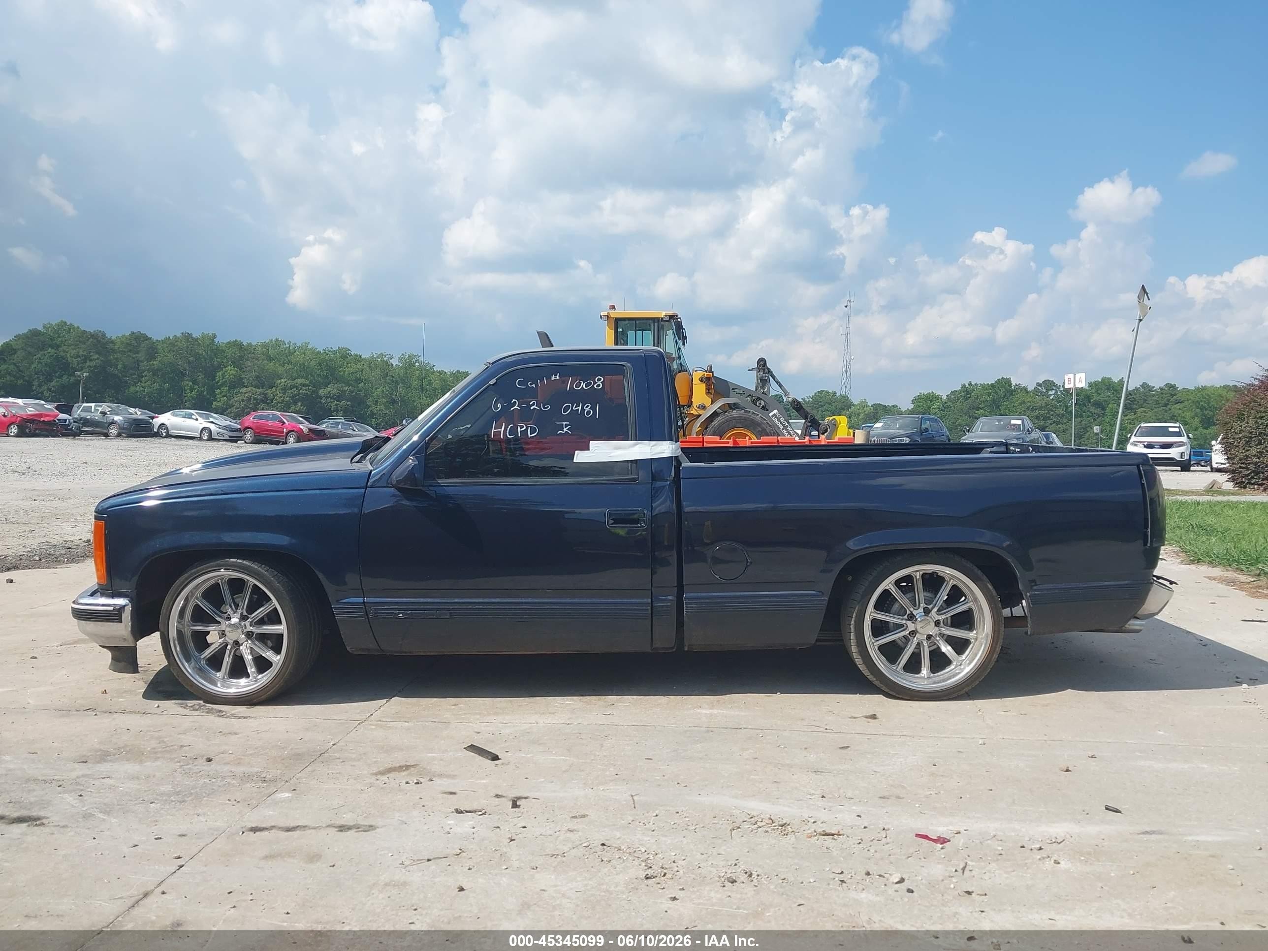 1989 Chevrolet Gmt-400 C1500 Blue vin: 1GCDC14K5KZ160481