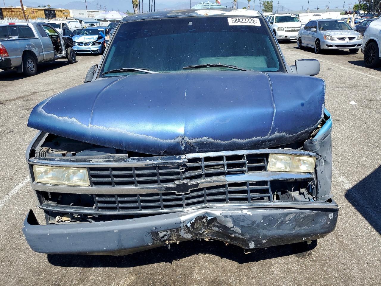 1989 Chevrolet Gmt-400 C1500 Blue vin: 1GCDC14K5KZ167589