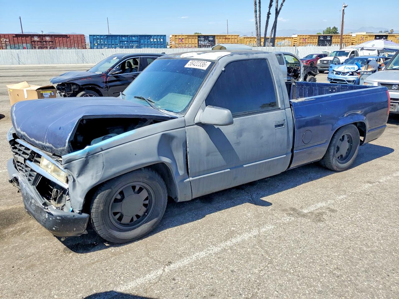 1989 Chevrolet Gmt-400 C1500 Blue vin: 1GCDC14K5KZ167589