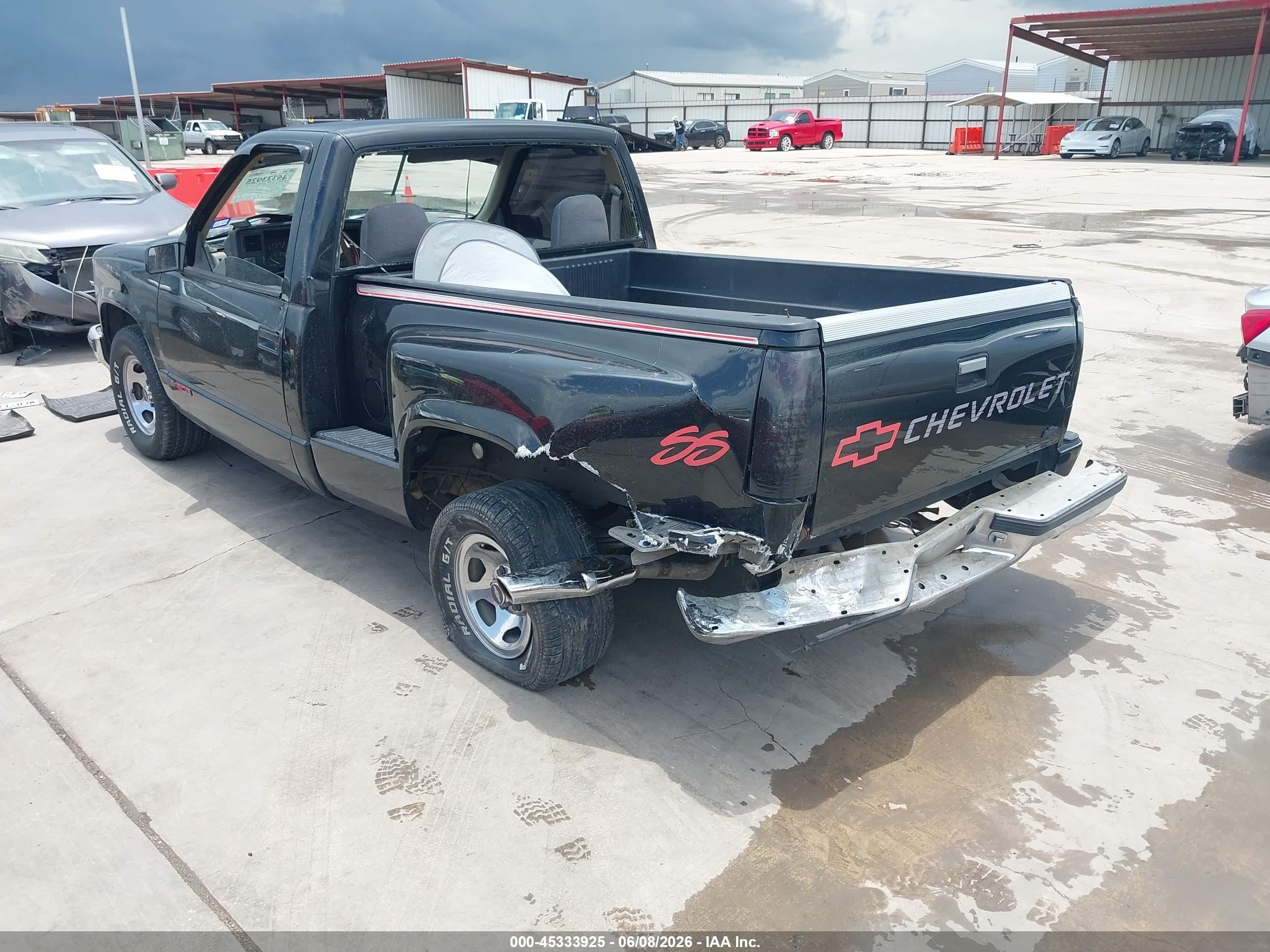 1991 Chevrolet Gmt-400 C1500 Black vin: 1GCDC14K5MZ157762