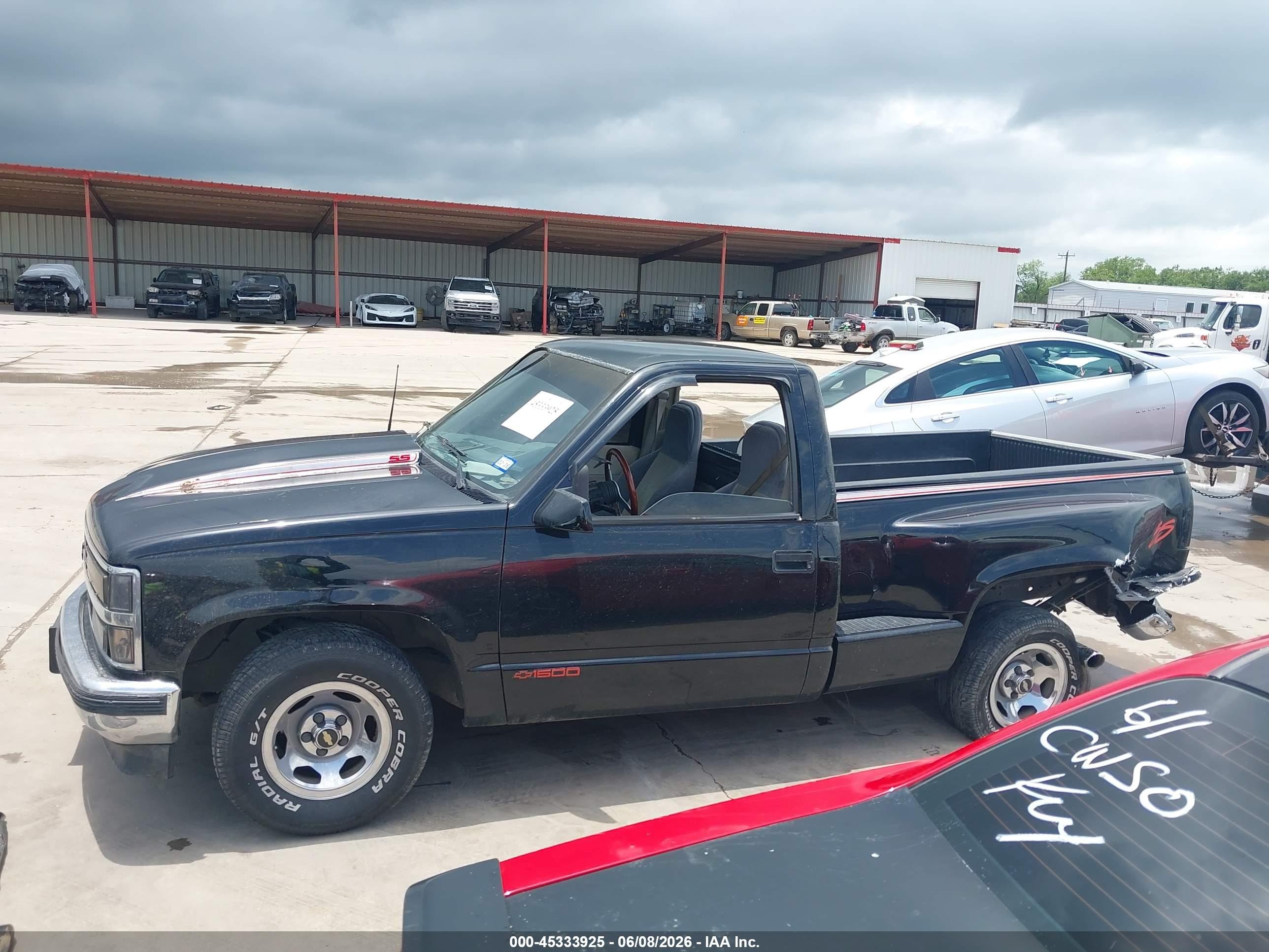 1991 Chevrolet Gmt-400 C1500 Black vin: 1GCDC14K5MZ157762