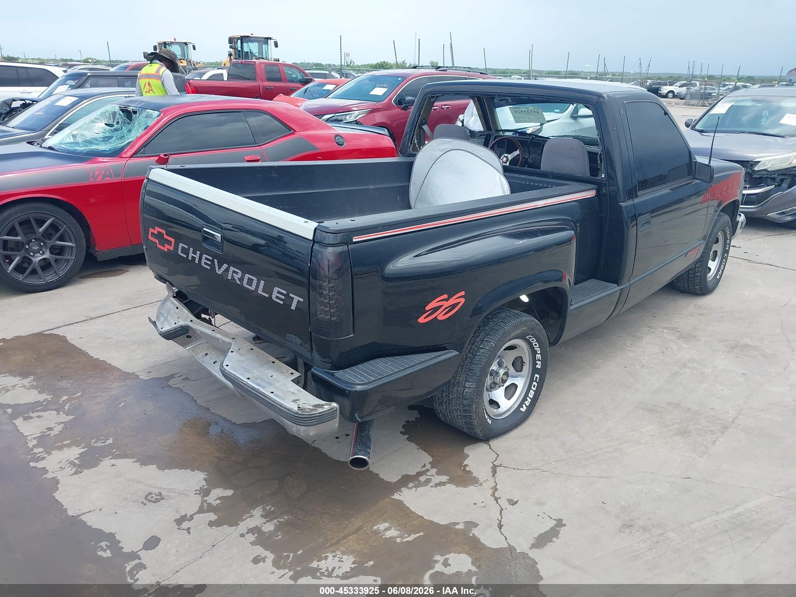 1991 Chevrolet Gmt-400 C1500 Black vin: 1GCDC14K5MZ157762