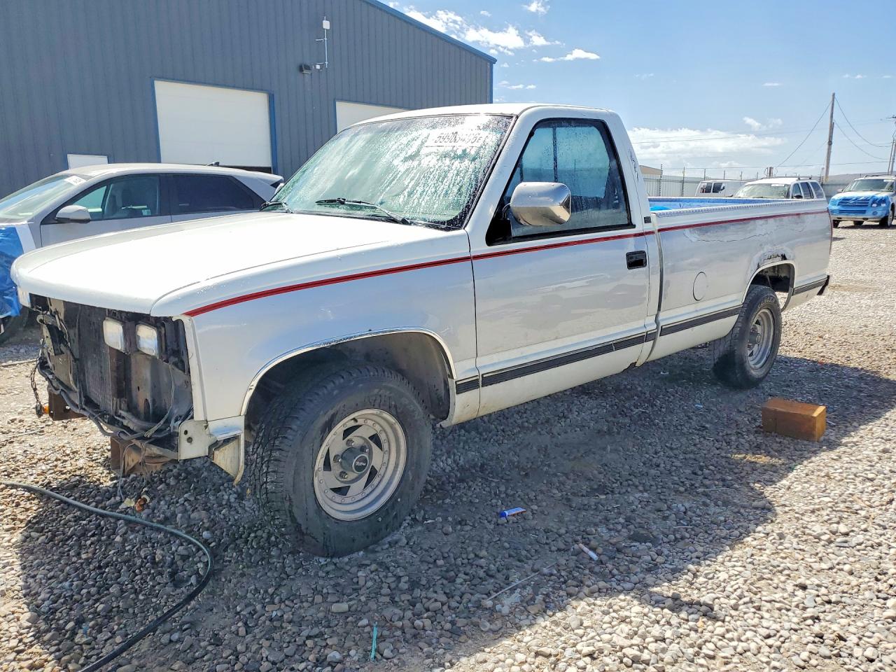 1988 Chevrolet Gmt-400 C1500 White vin: 1GCDC14K6JE130847