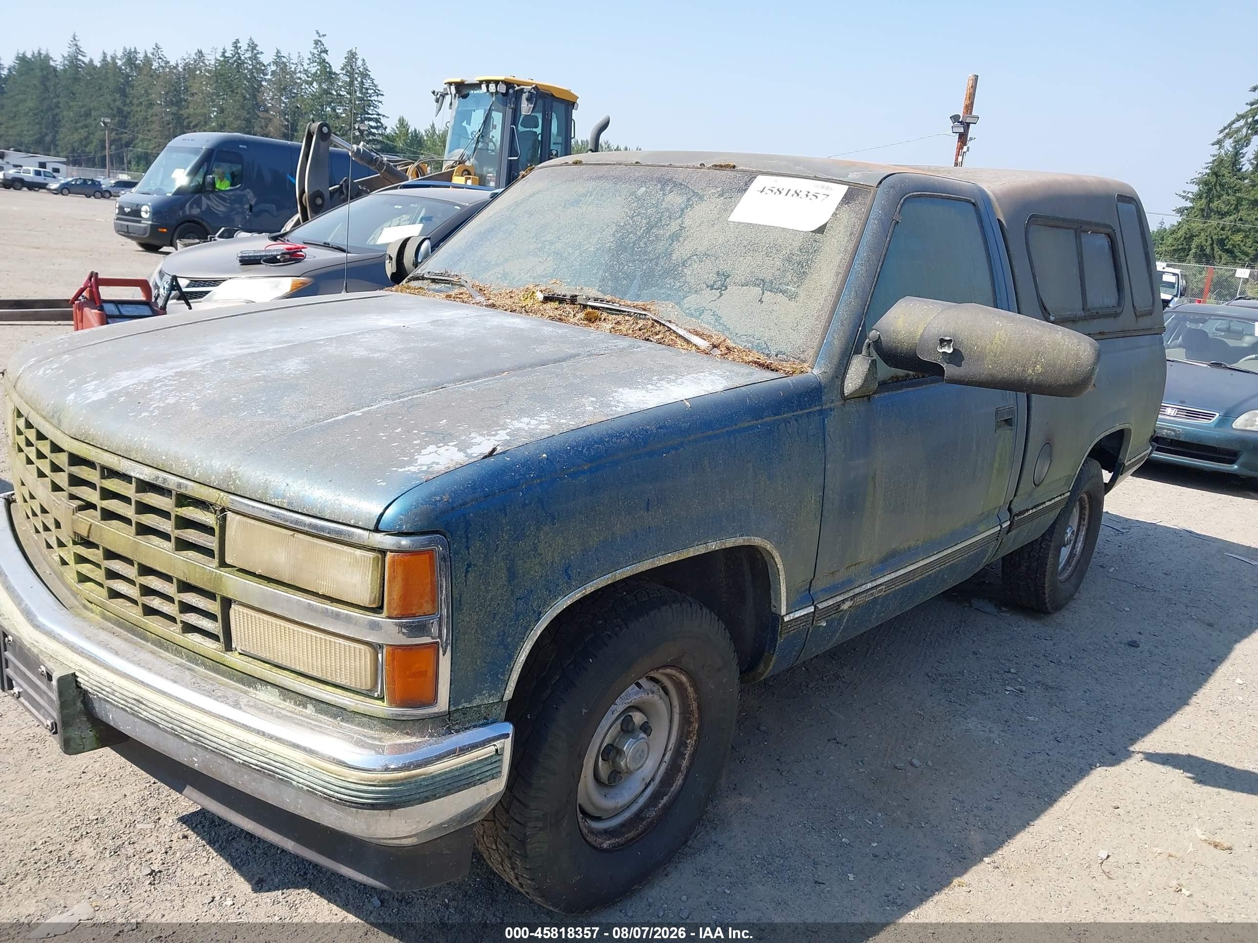 1991 Chevrolet Gmt-400 C1500 Синий vin: 1GCDC14K6MZ168964