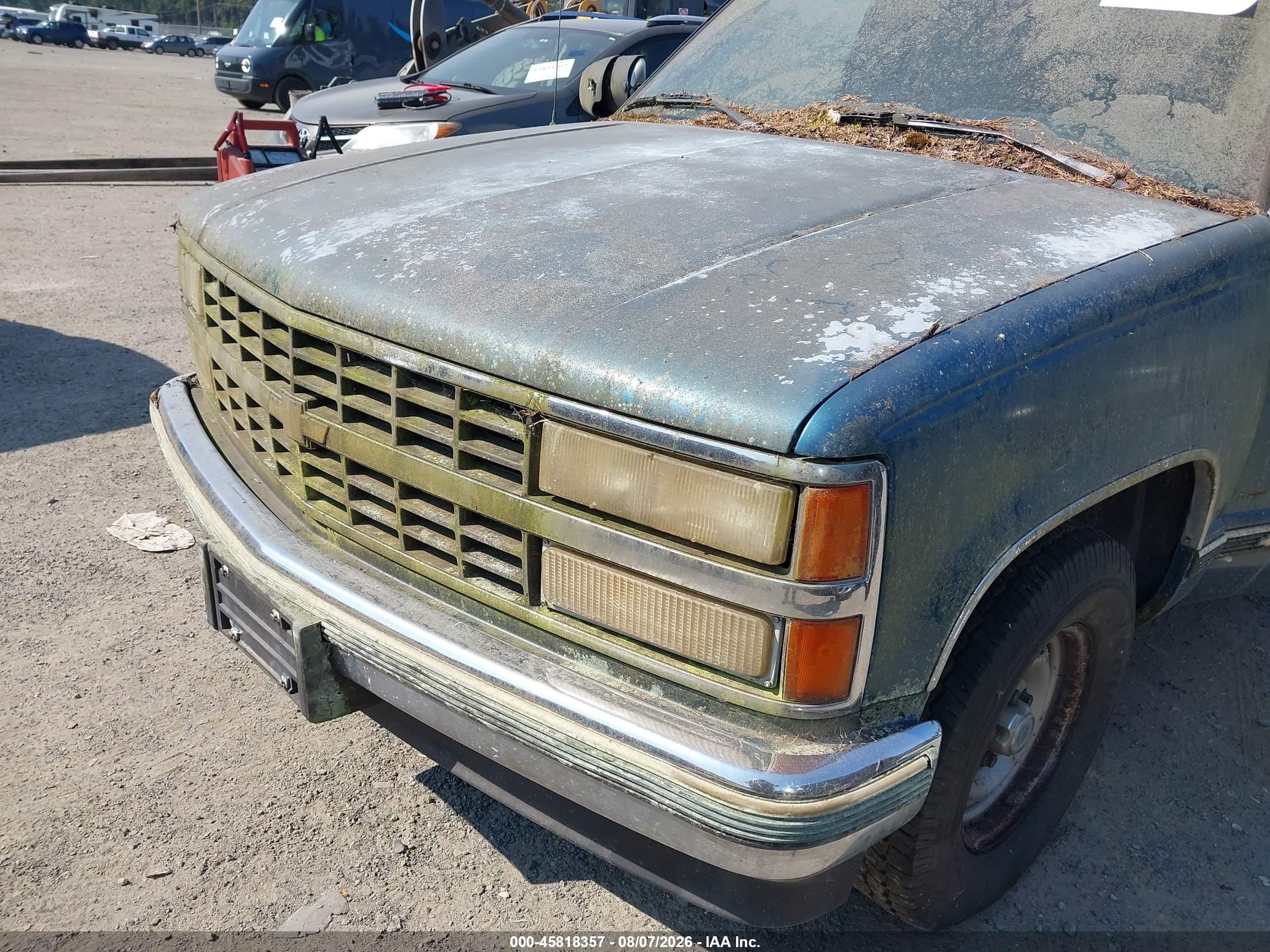 1991 Chevrolet Gmt-400 C1500 Синий vin: 1GCDC14K6MZ168964