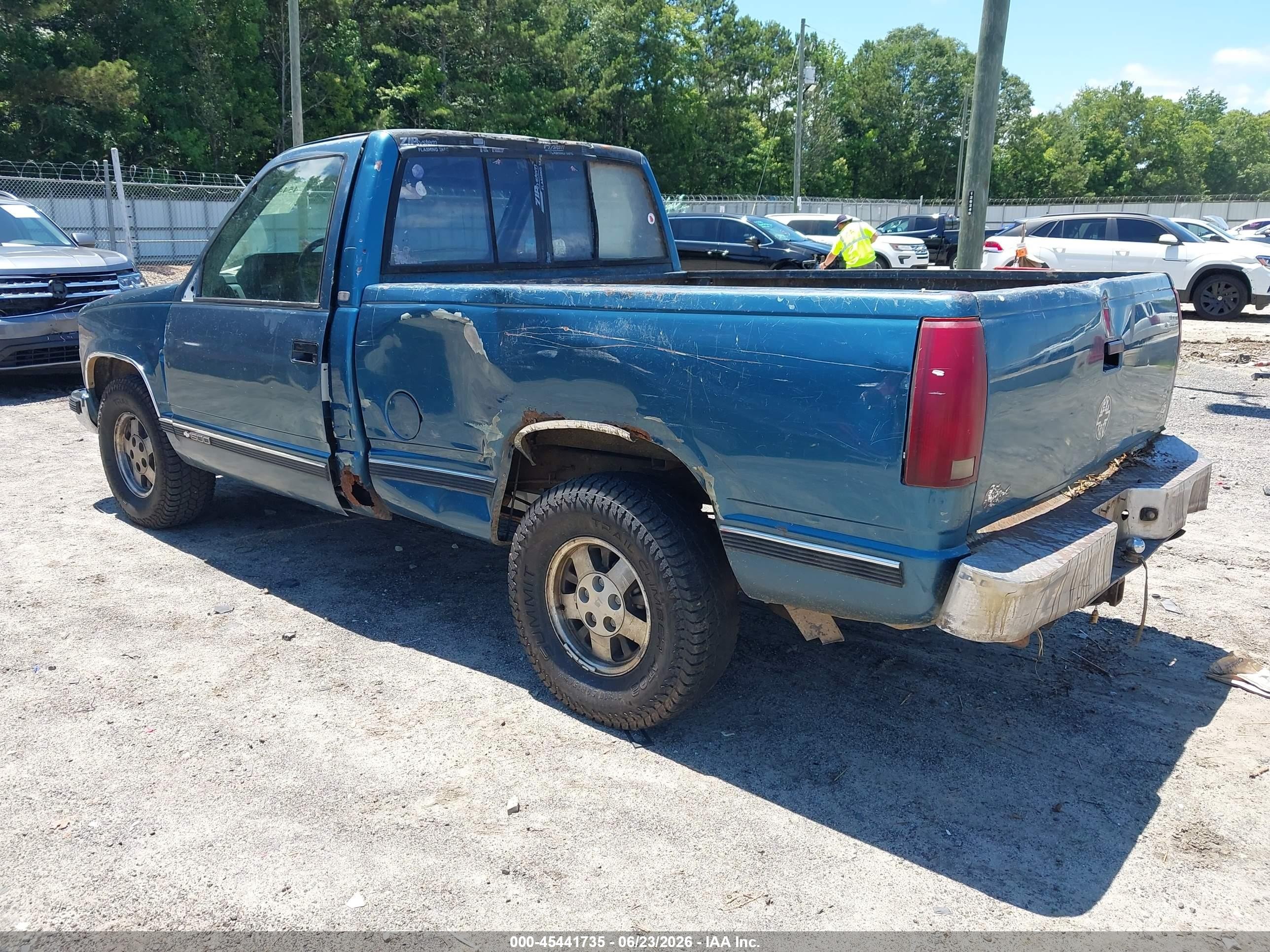 1990 Chevrolet Gmt-400 C1500 Blue vin: 1GCDC14K7LZ239961