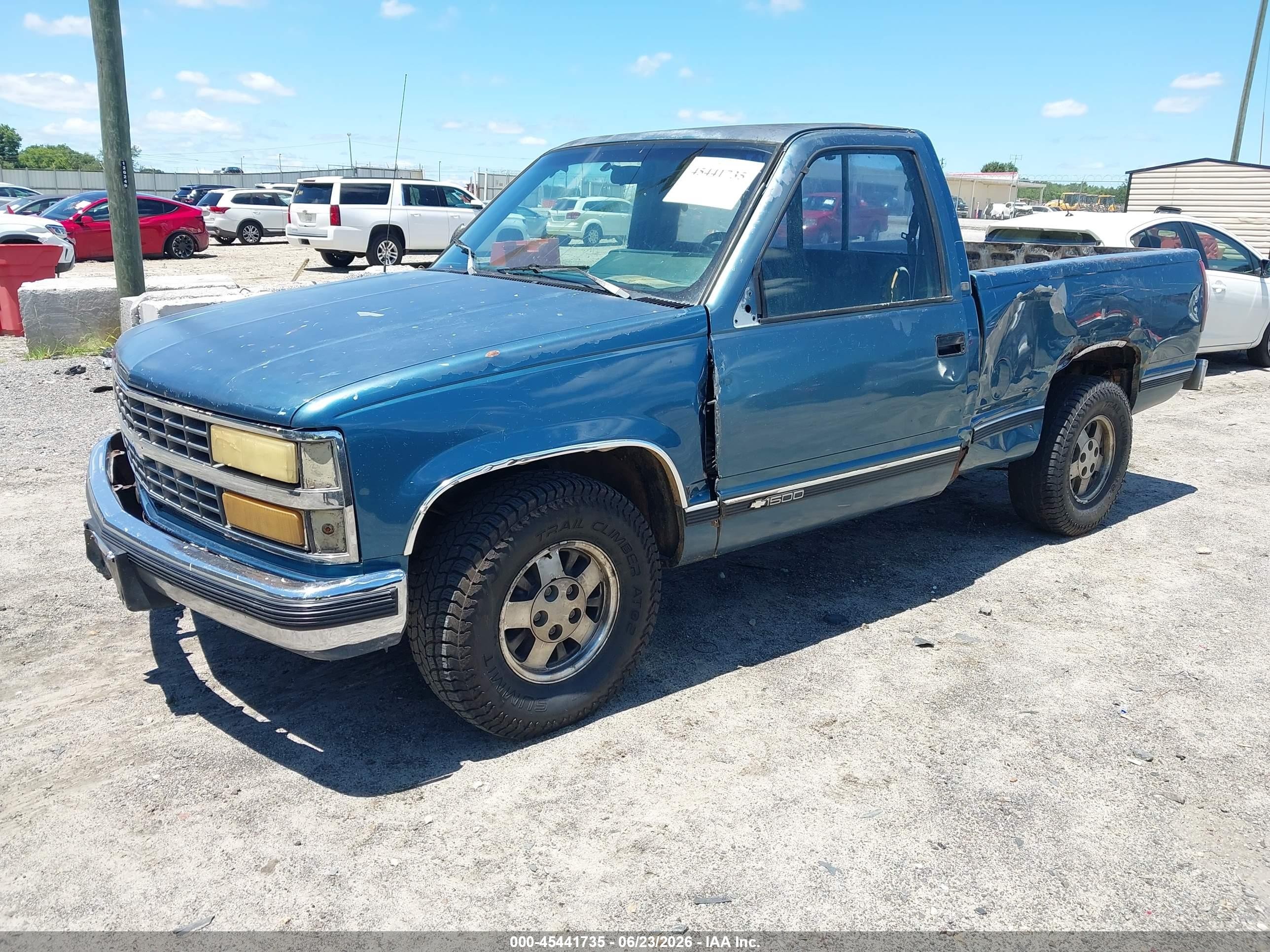 1990 Chevrolet Gmt-400 C1500 Blue vin: 1GCDC14K7LZ239961