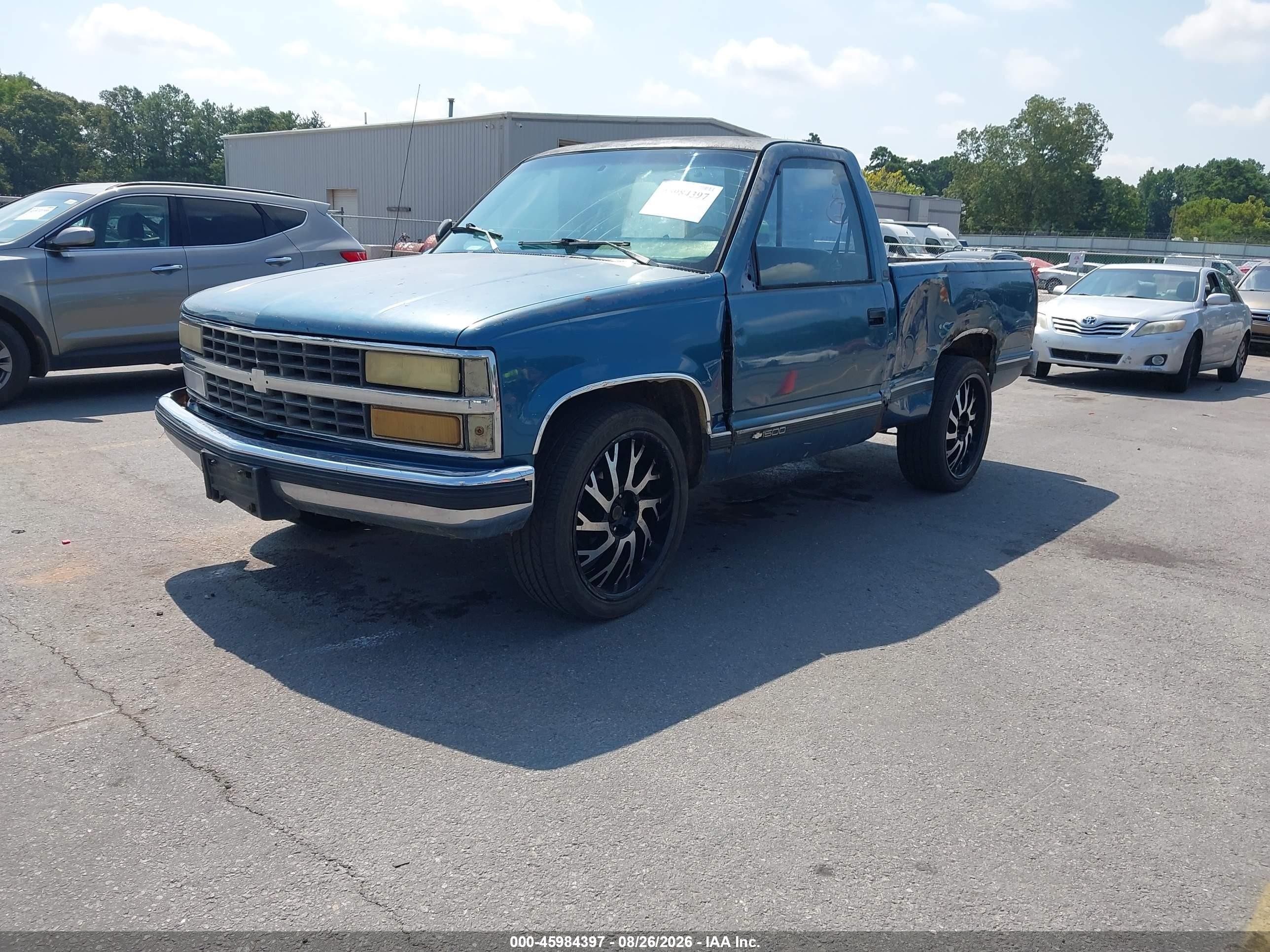 1990 Chevrolet Gmt-400 C1500 Green vin: 1GCDC14K7LZ239961