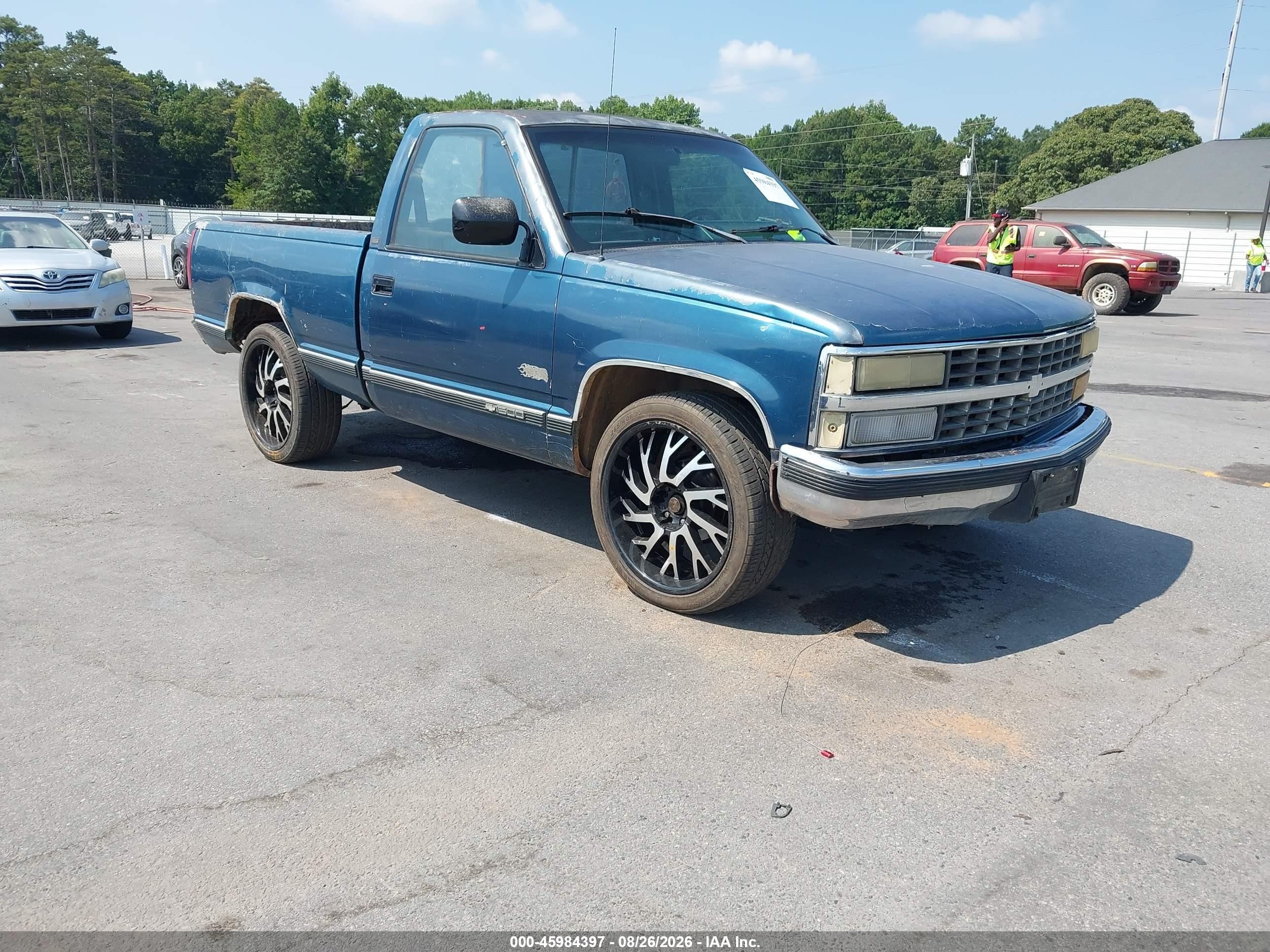 1990 Chevrolet Gmt-400 C1500 Green vin: 1GCDC14K7LZ239961