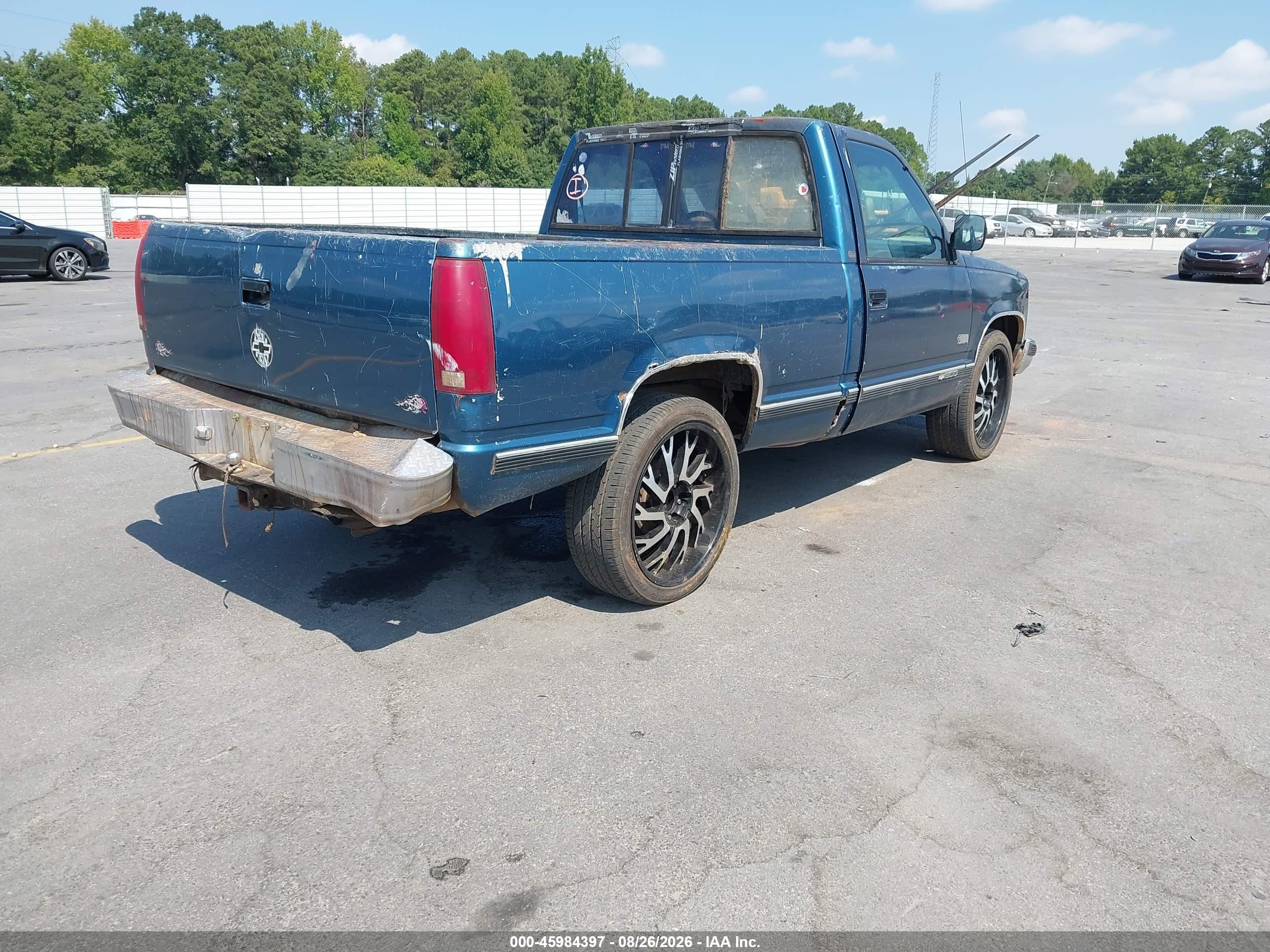 1990 Chevrolet Gmt-400 C1500 Green vin: 1GCDC14K7LZ239961