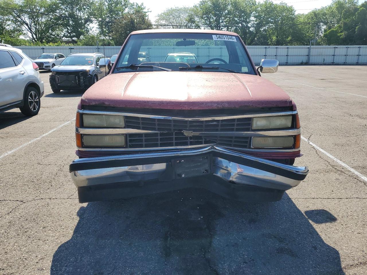 1990 Chevrolet Gmt-400 C1500 Red vin: 1GCDC14K8LE256372