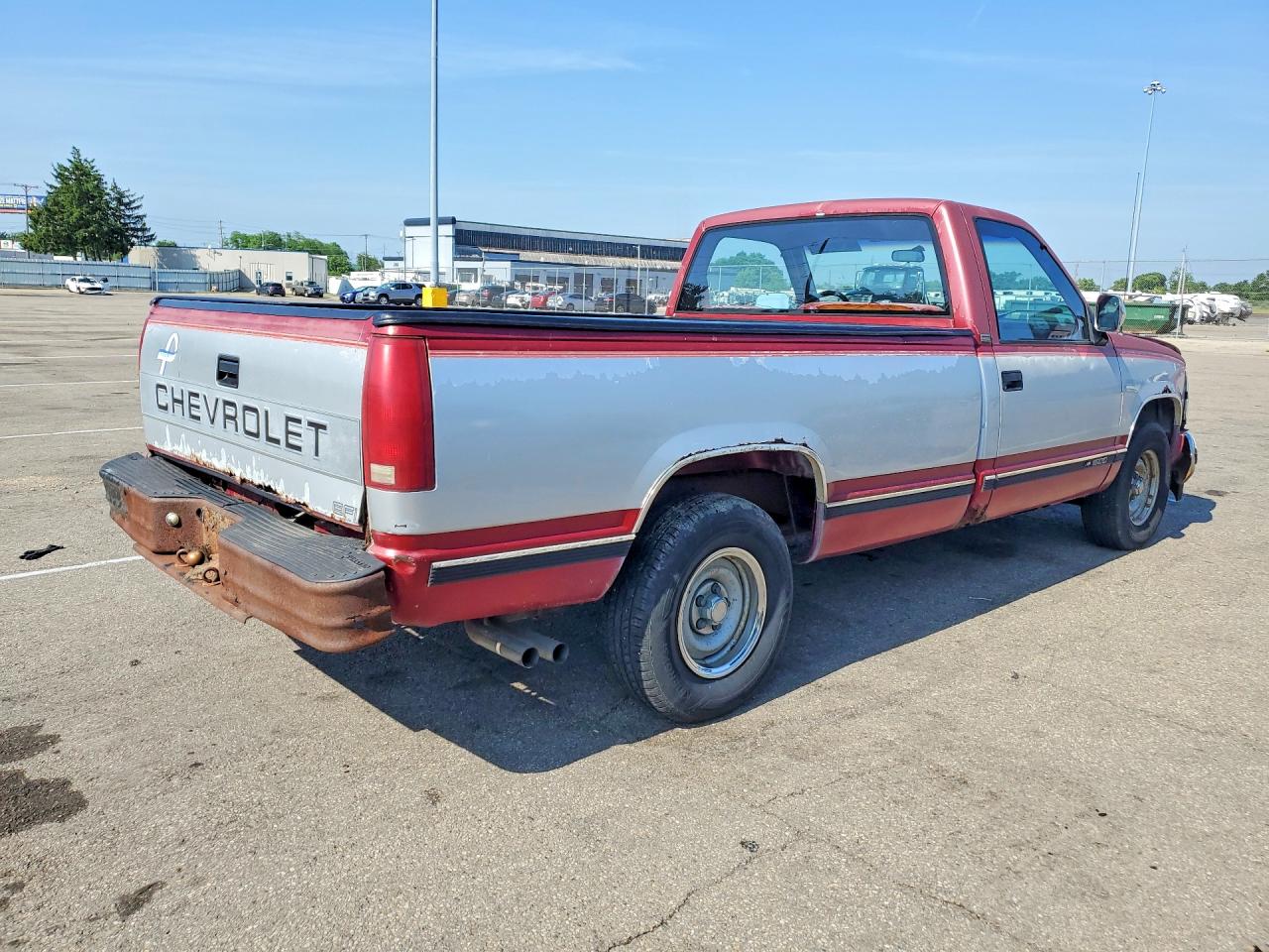 1990 Chevrolet Gmt-400 C1500 Red vin: 1GCDC14K8LE256372