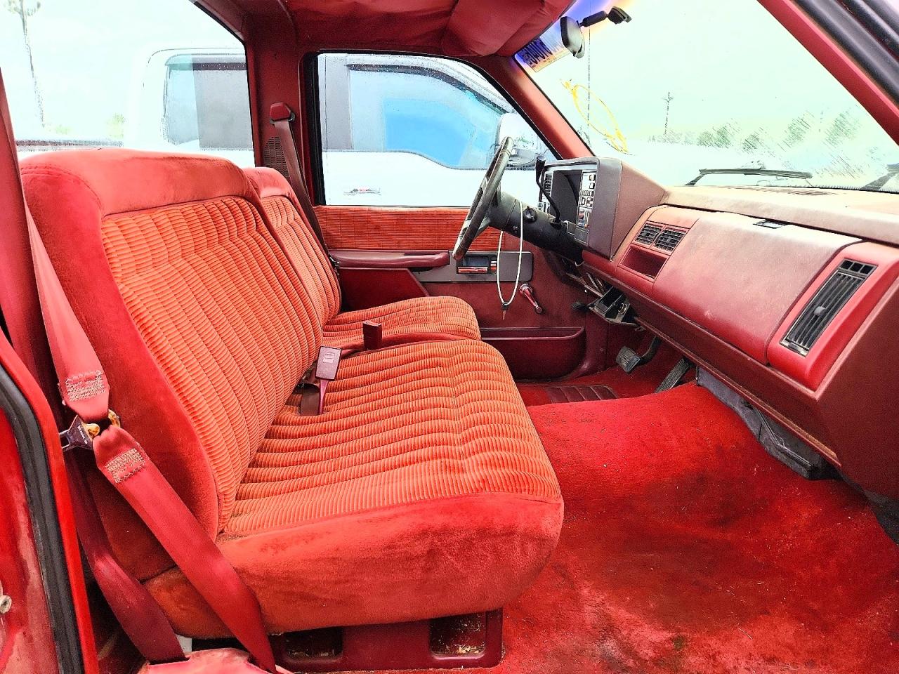1990 Chevrolet Gmt-400 C1500 Red vin: 1GCDC14K8LE256372