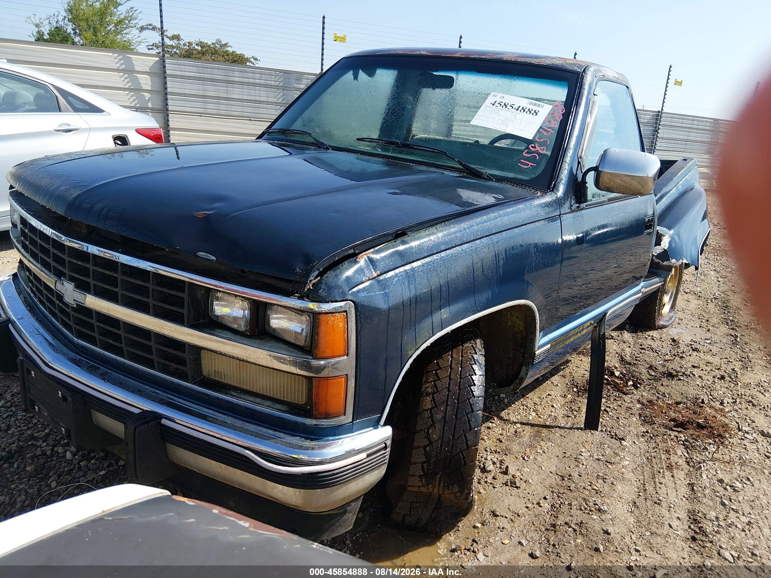 1988 Chevrolet Gmt-400 C1500 Blue vin: 1GCDC14KXJZ259490