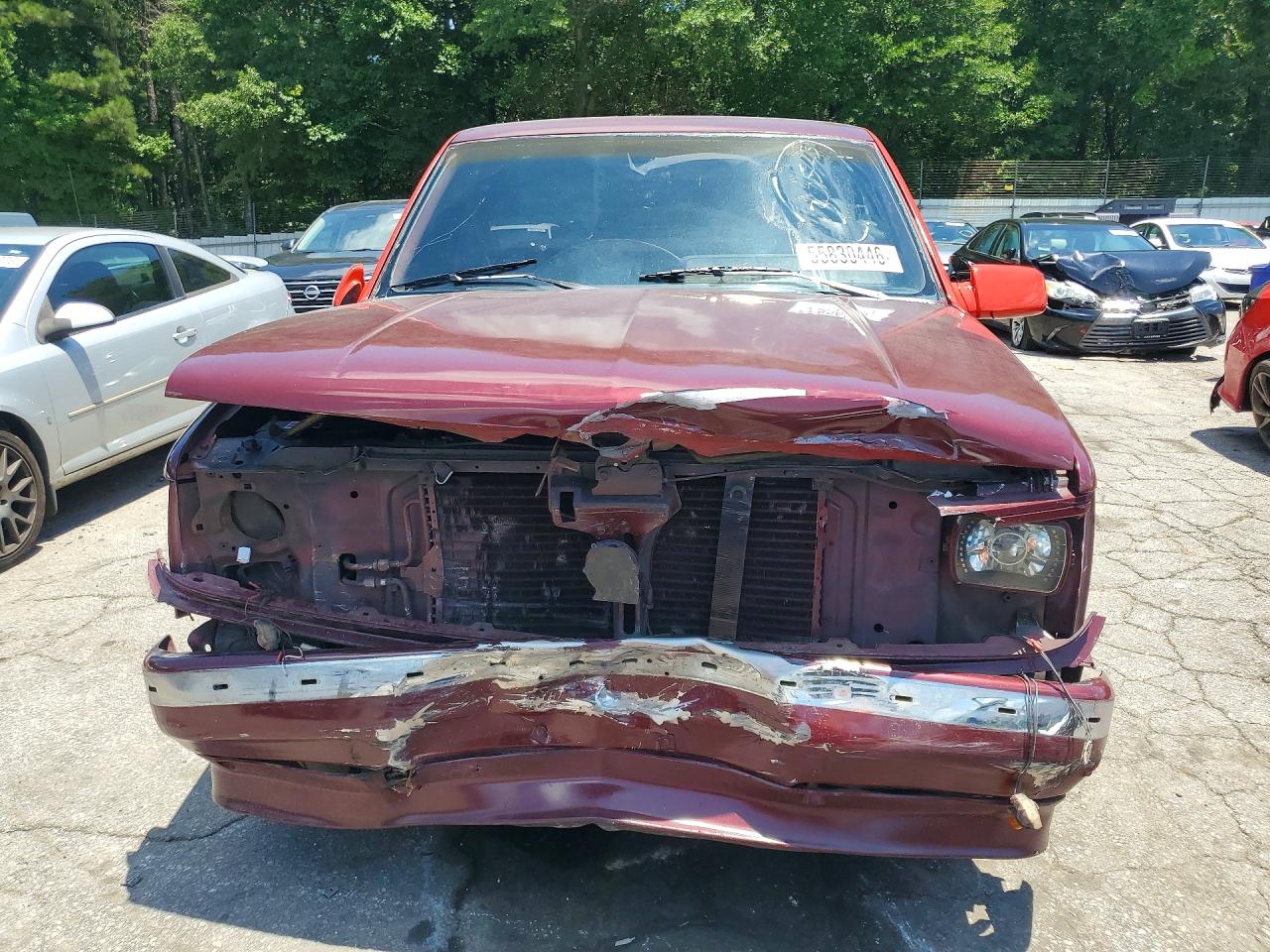 1988 Chevrolet Gmt-400 C1500 Red vin: 1GCDC14Z0JZ318110