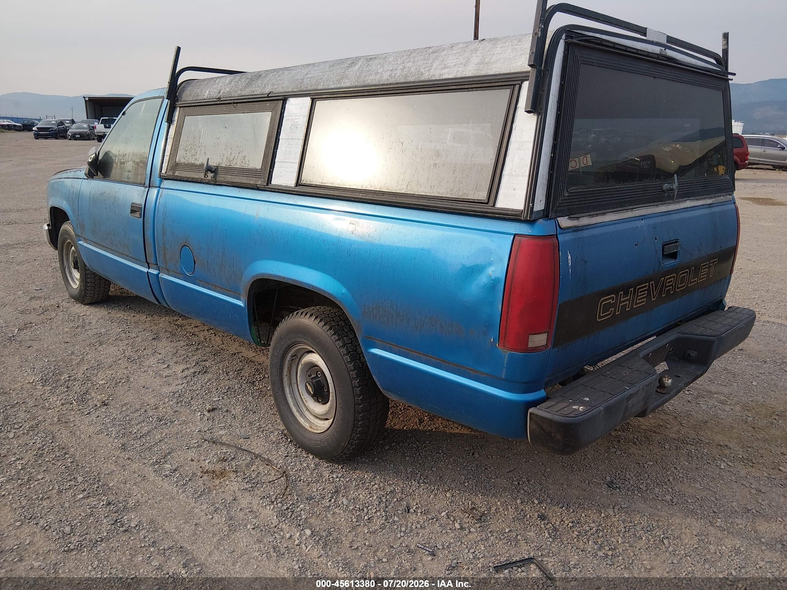 1990 Chevrolet Gmt-400 C1500 Blue vin: 1GCDC14Z0LZ195220