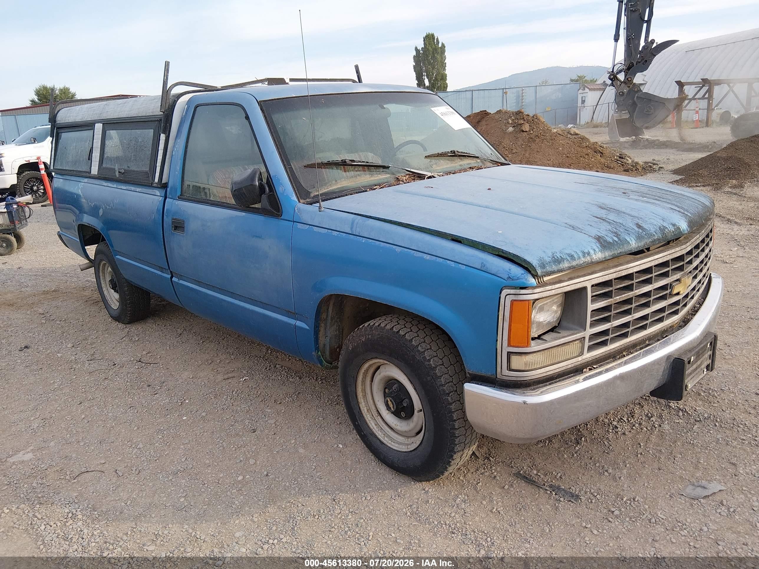 1990 Chevrolet Gmt-400 C1500 Синий vin: 1GCDC14Z0LZ195220