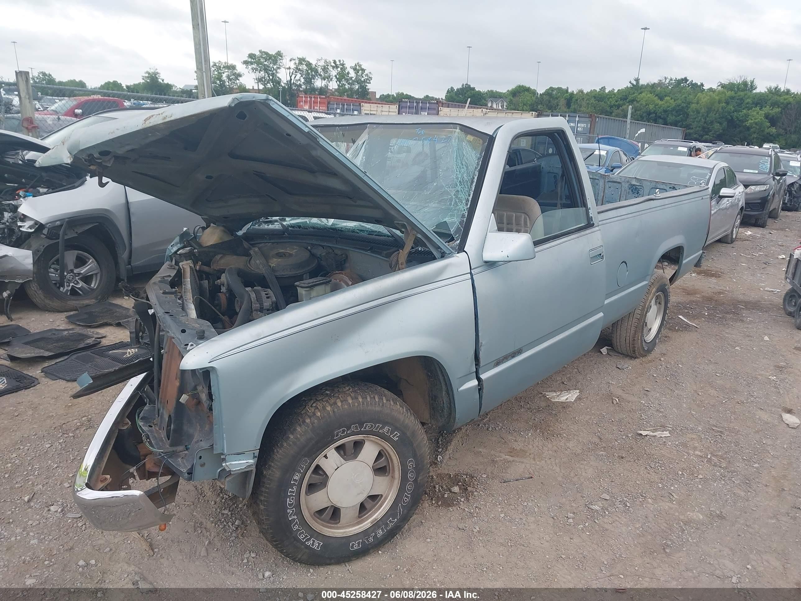 1990 Chevrolet Gmt-400 C1500 Teal vin: 1GCDC14Z2LZ116999