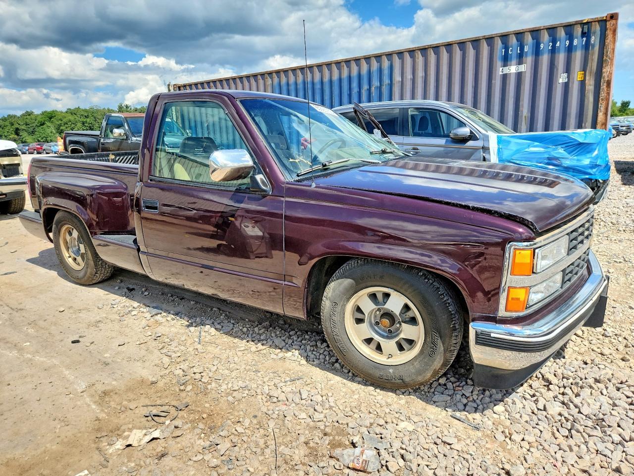 1993 Chevrolet Gmt-400 C1500 Purple vin: 1GCDC14Z2PZ144906