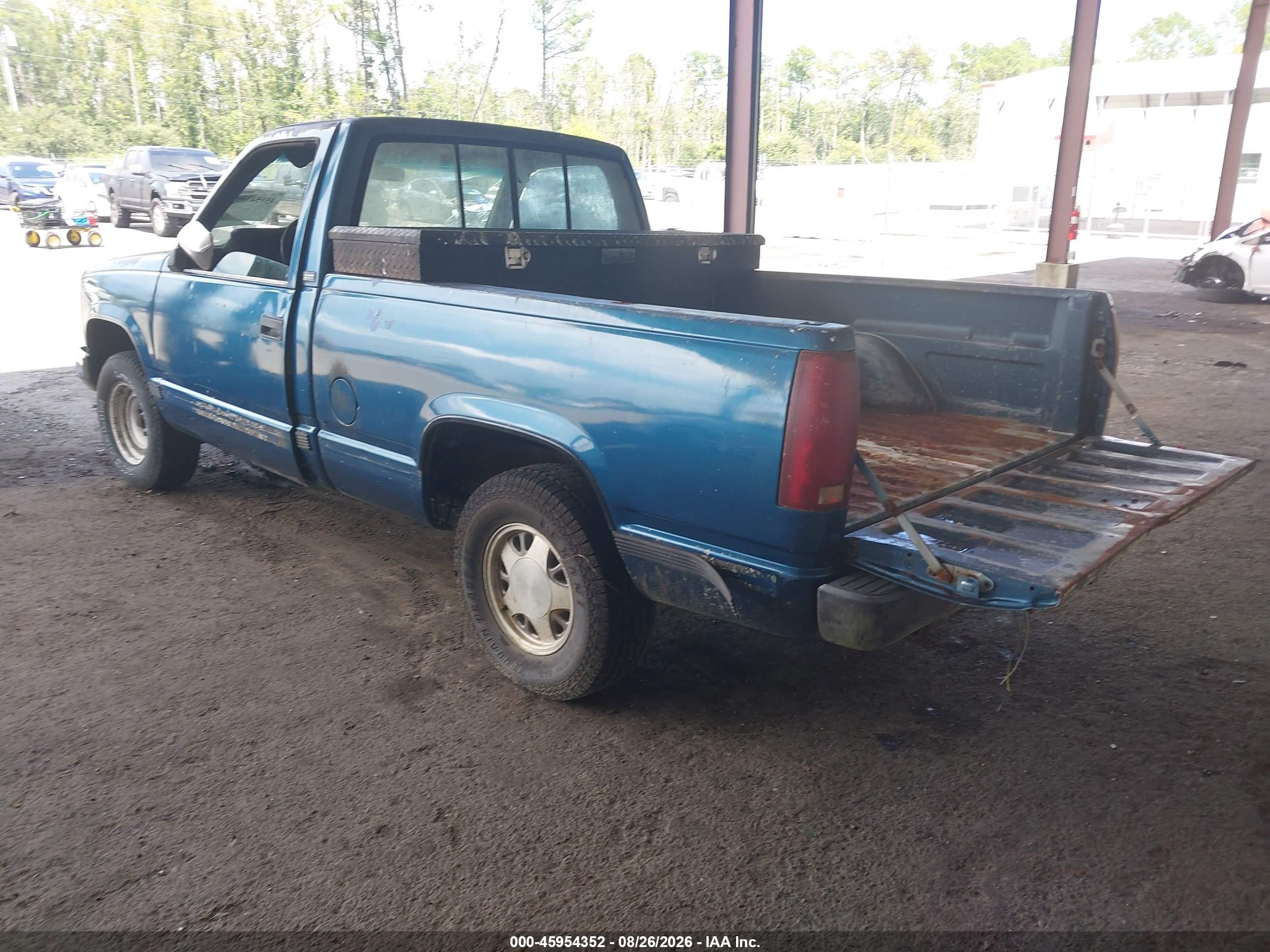 1990 Chevrolet Gmt-400 C1500 Green vin: 1GCDC14Z3LZ236939