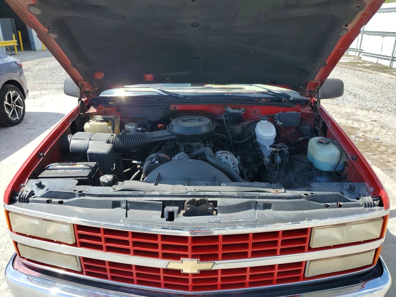 1993 Chevrolet Gmt-400 C1500 Red vin: 1GCDC14Z4PZ233067