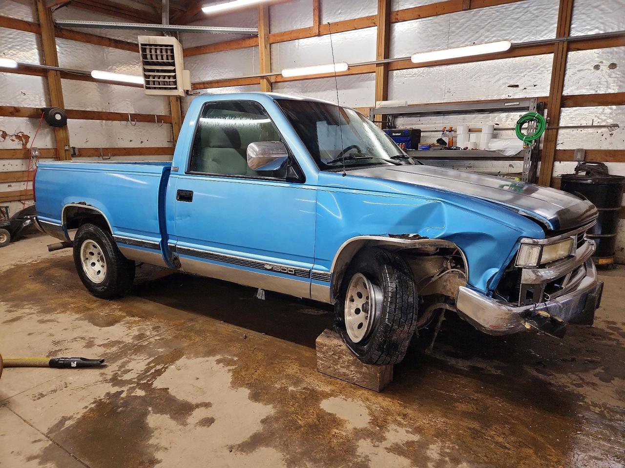 1994 Chevrolet Gmt-400 C1500 Blue vin: 1GCDC14Z4RZ210763
